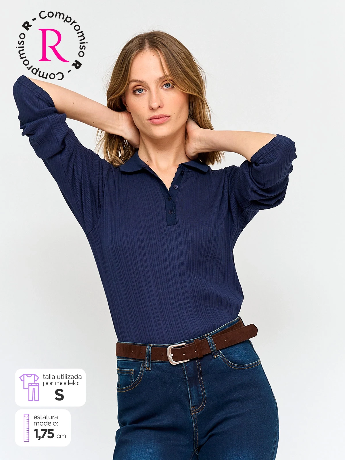 POLO MANGA LARGA MUJER NAVIGATA - 1