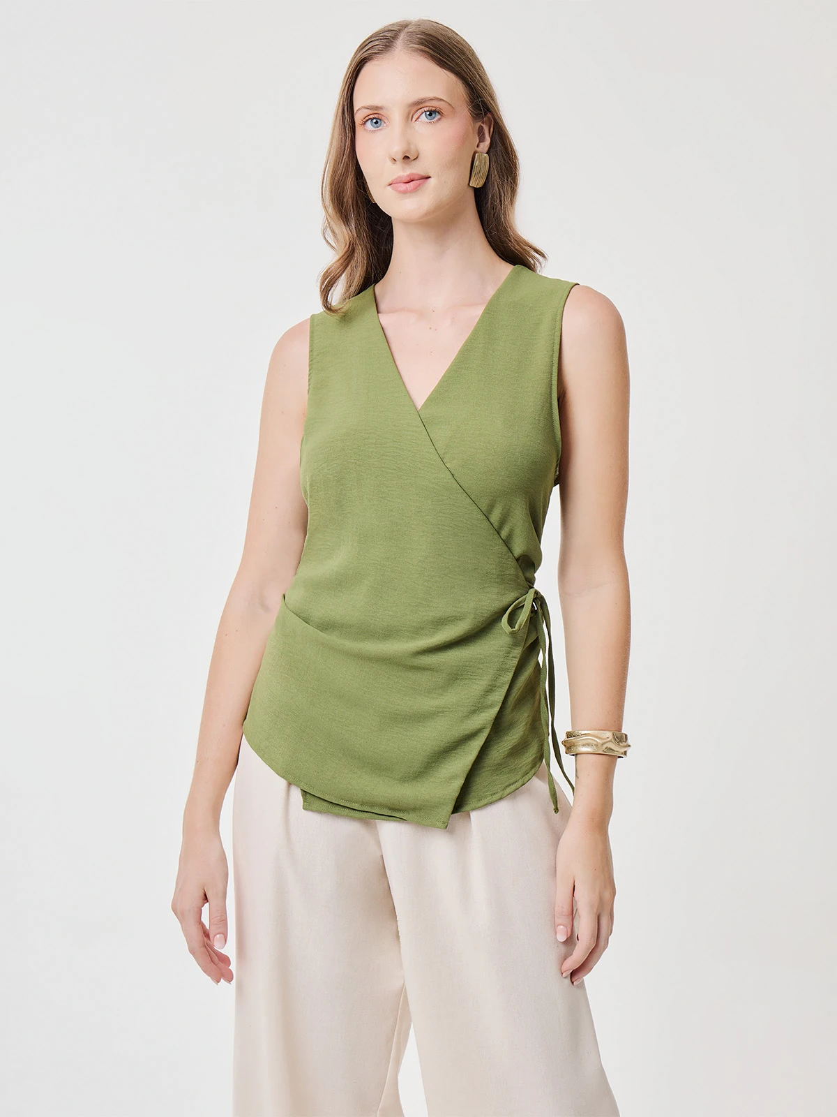 BLUSA SIN MANGAS MUJER AZIZ CAMILA - 1