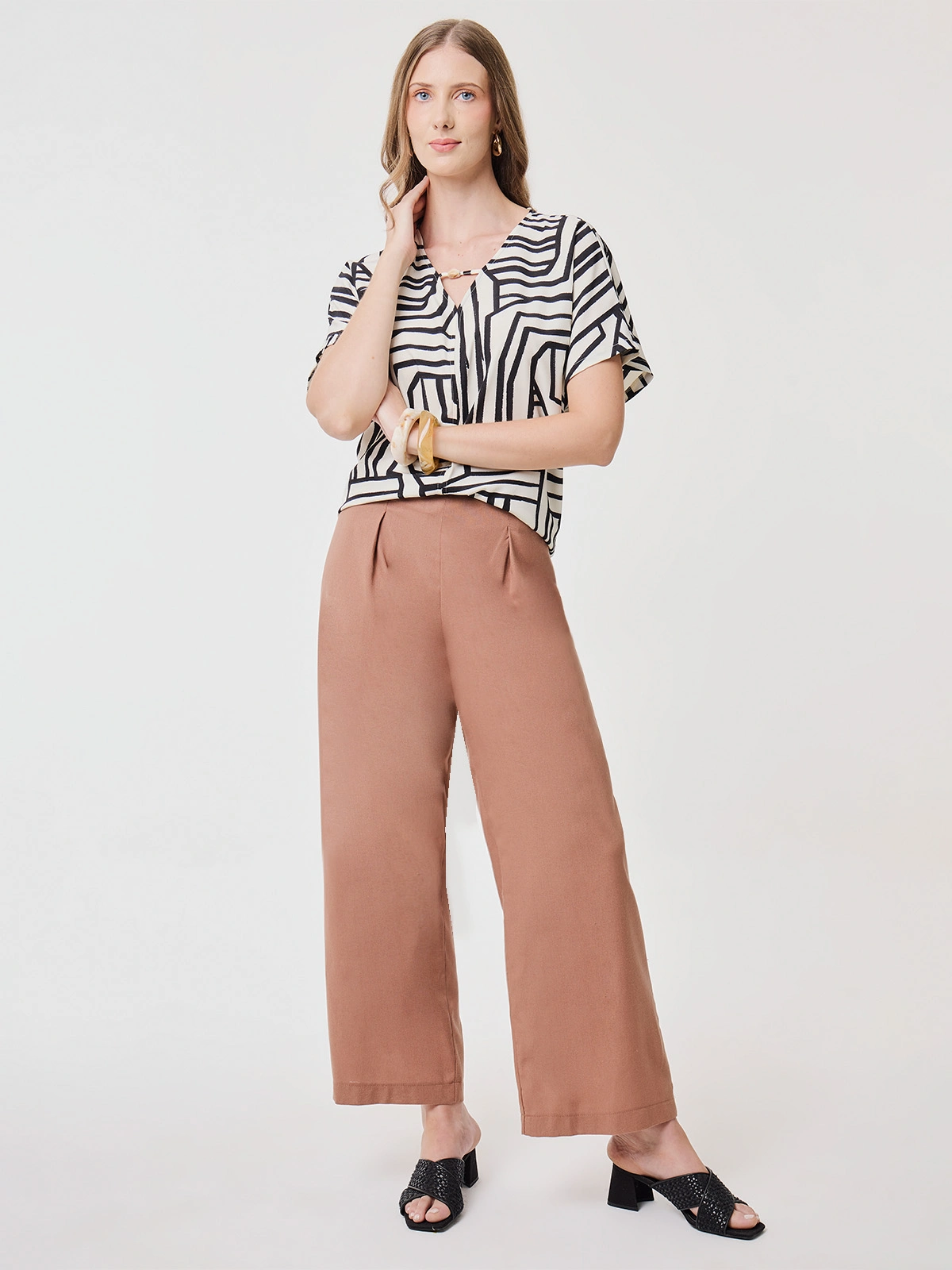 PANTALÓN REGULAR MUJER AZIZ CAMANA - 5