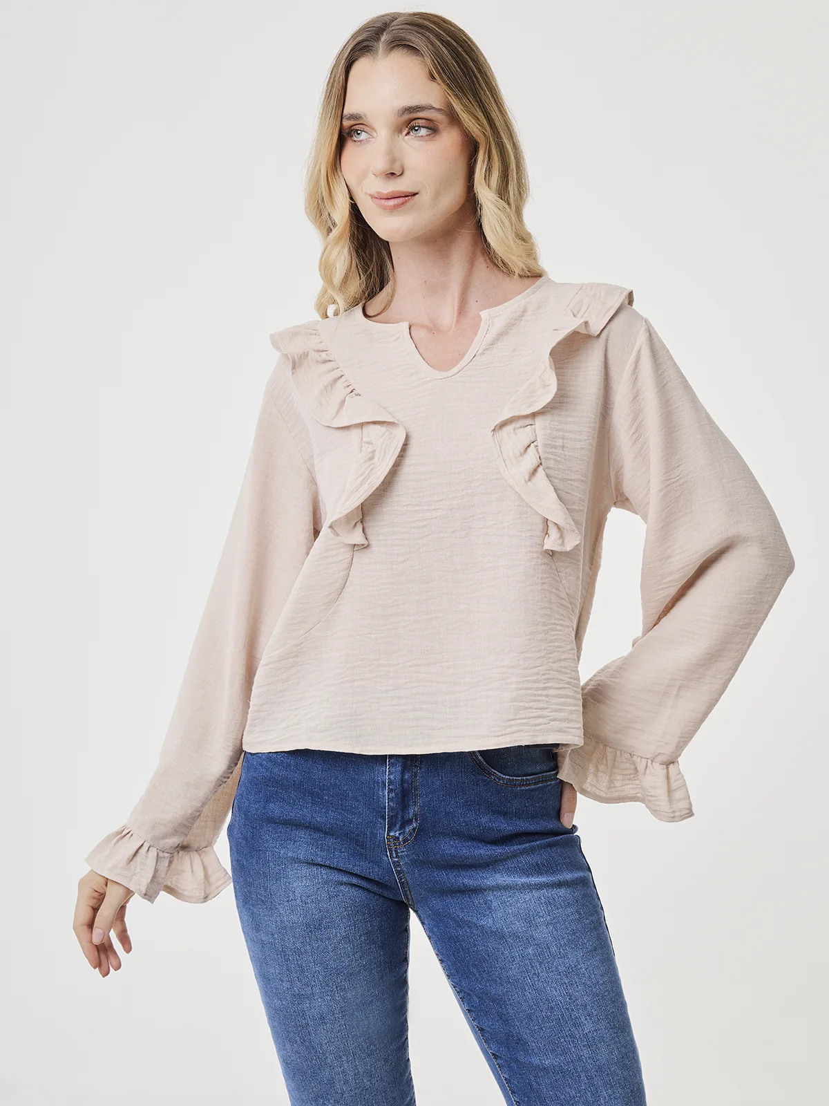 BLUSA MANGA LARGA MUJER NAVIGATA - 1