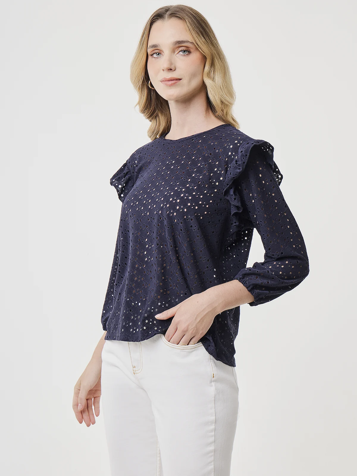 BLUSA MANGA LARGA MUJER NAVIGATA - 3