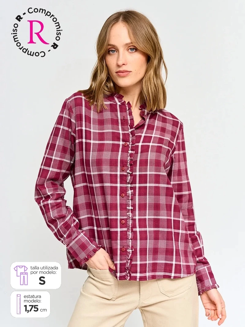 BLUSA MANGA LARGA MUJER AZIZ - 1