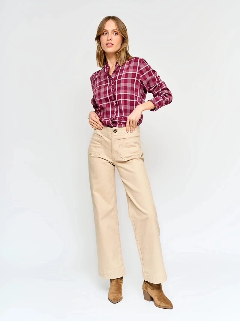 BLUSA MANGA LARGA MUJER AZIZ - 4