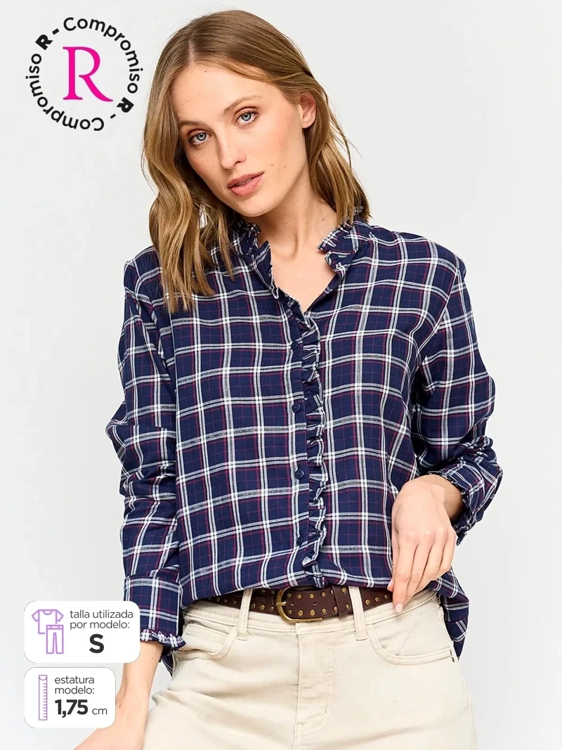 BLUSA MANGA LARGA MUJER AZIZ - 1