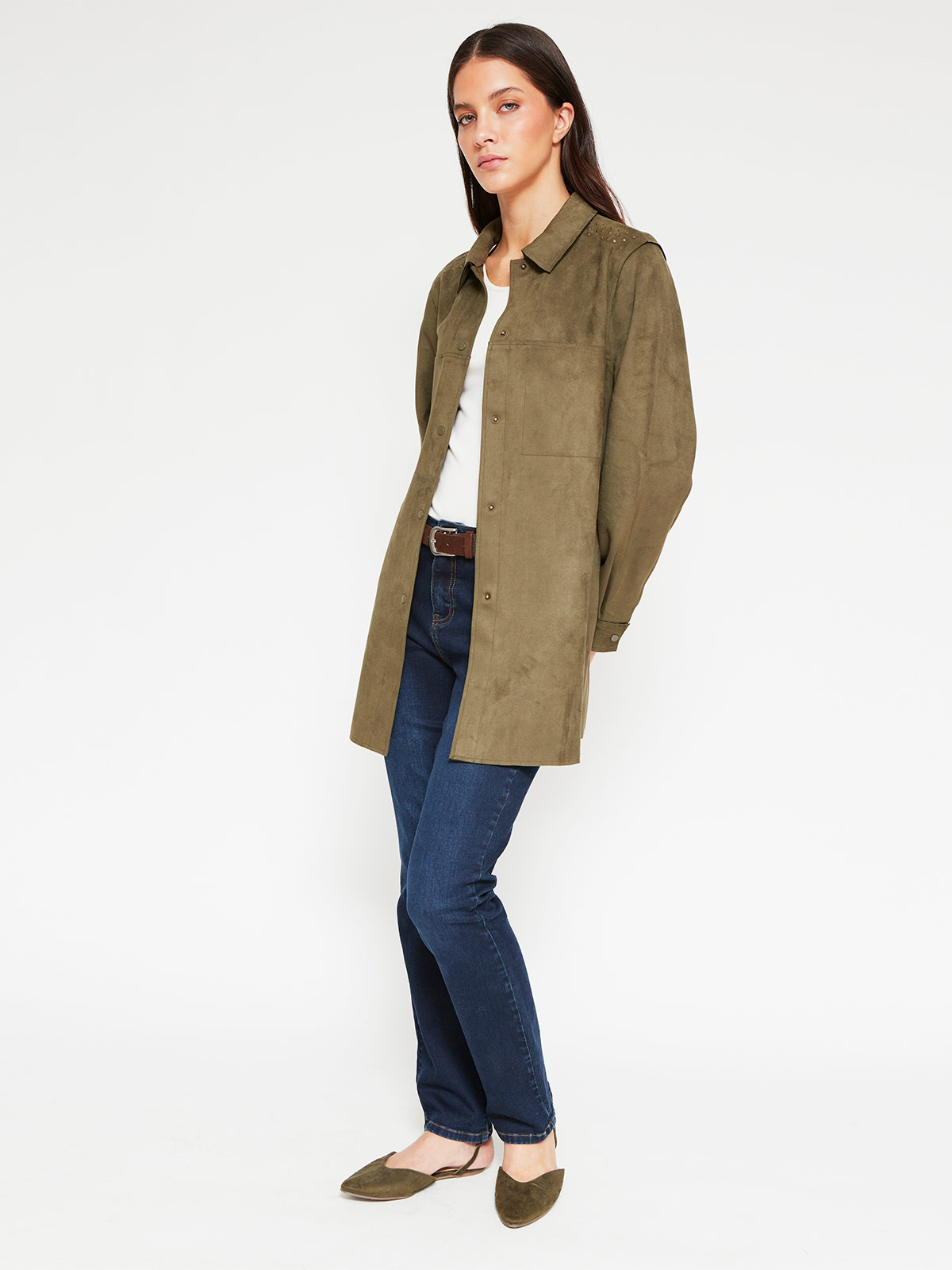 CASACA MUJER AZIZ CORTA BOTA - 4