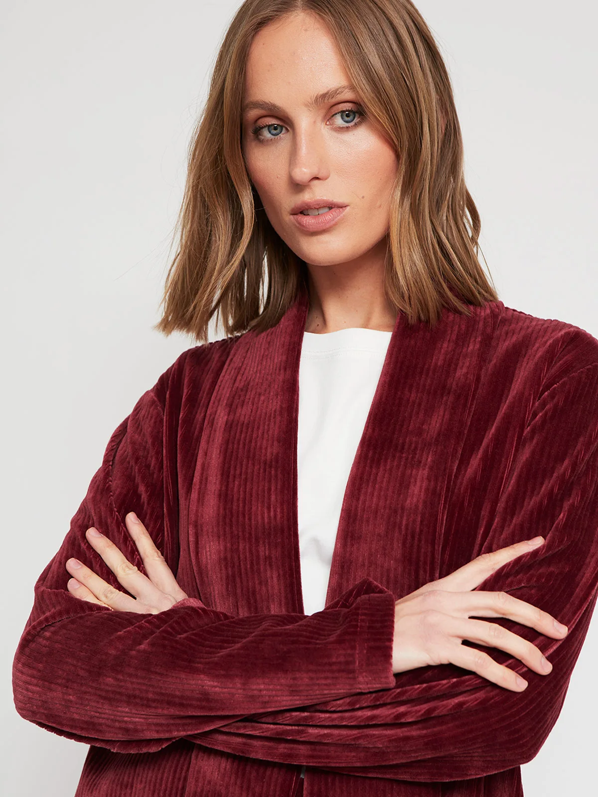 CARDIGAN MUJER AZIZ ANCHO - 4