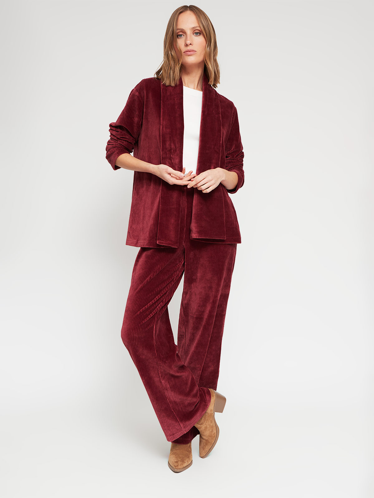 CARDIGAN MUJER AZIZ ANCHO - 5