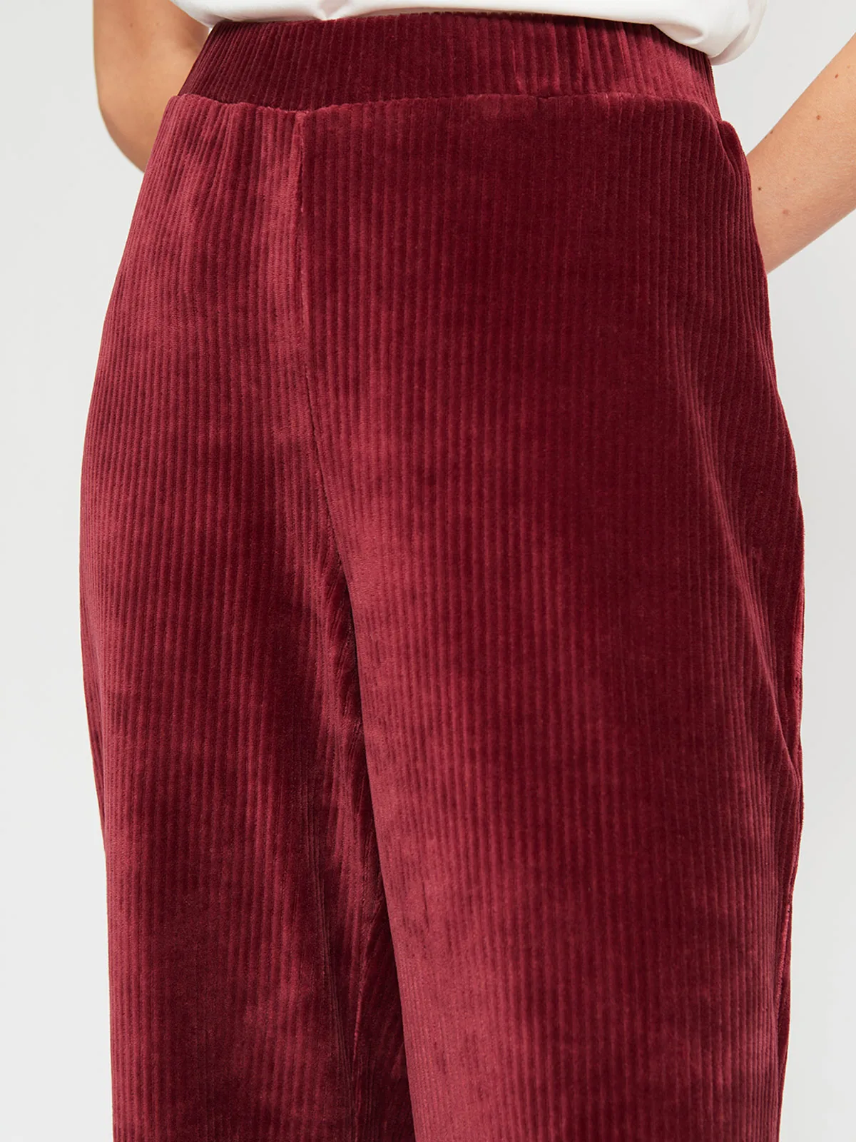 PANTALÓN REGULAR MUJER AZIZ ANCHO - 4