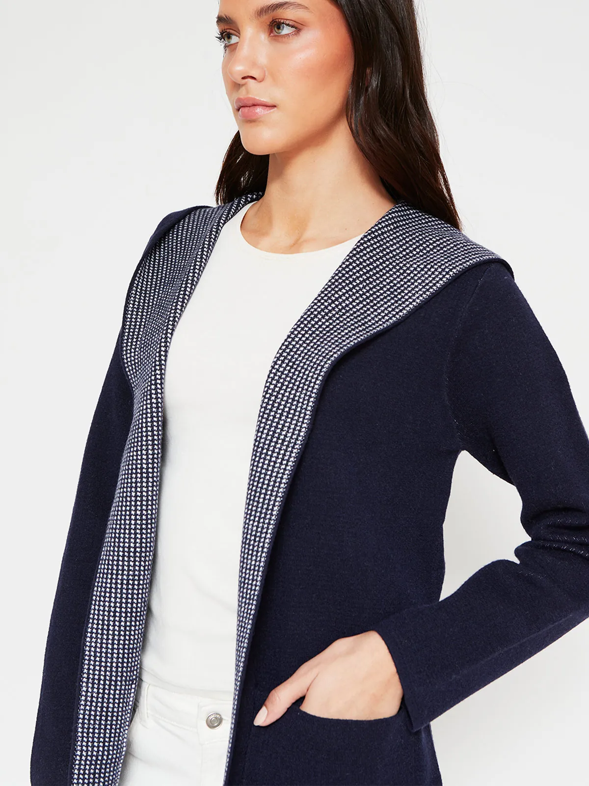 CARDIGAN MUJER AZIZ BAQUETA - 3