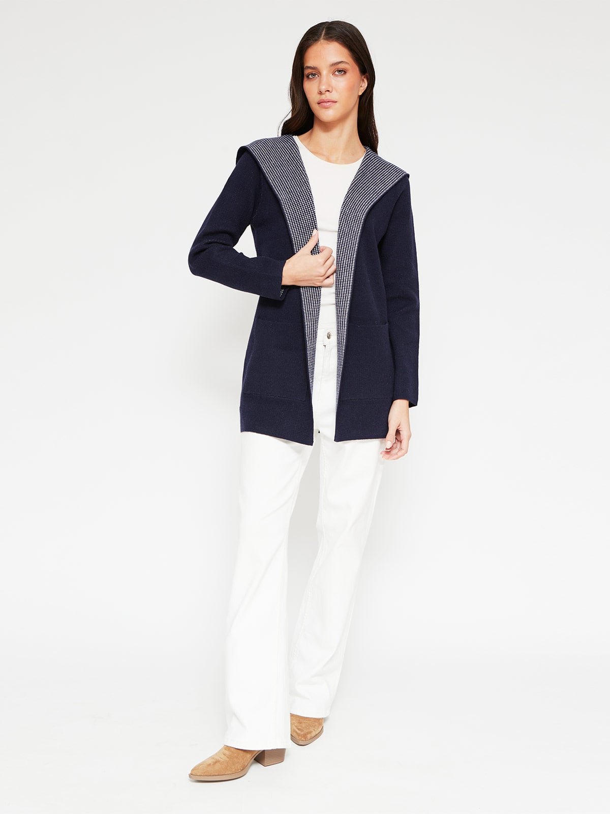 CARDIGAN MUJER AZIZ BAQUETA - 4