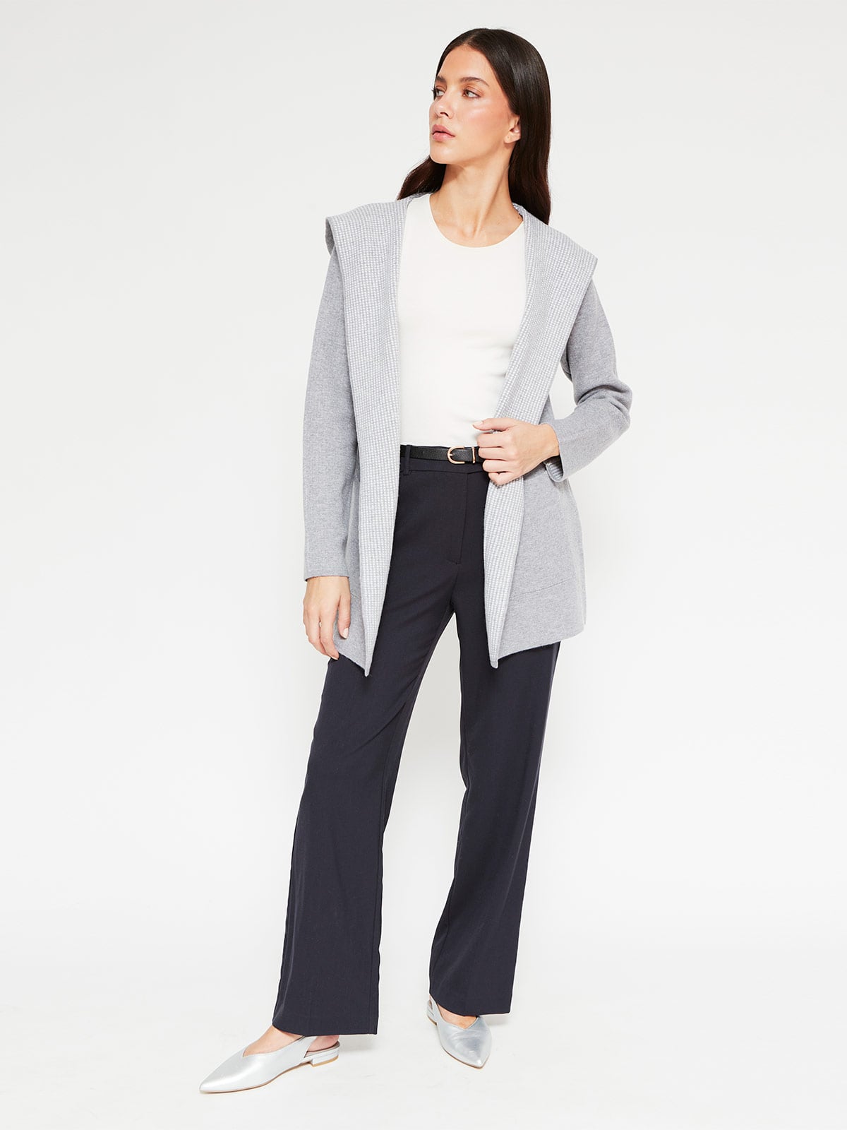CARDIGAN MUJER AZIZ BAQUETA - 4
