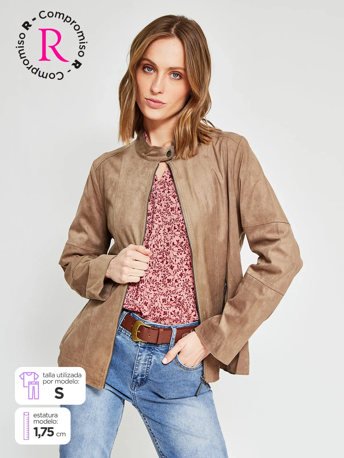 CASACA MUJER AZIZ CORTA - 1