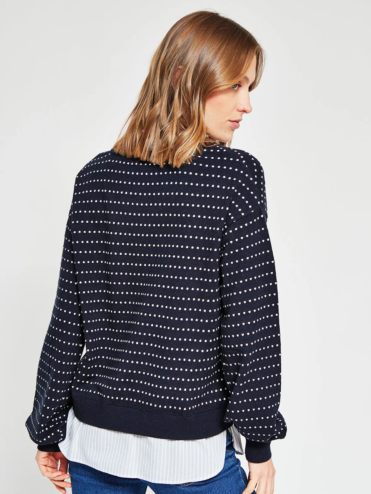 SWEATER MANGA LARGA MUJER AZIZ - 3