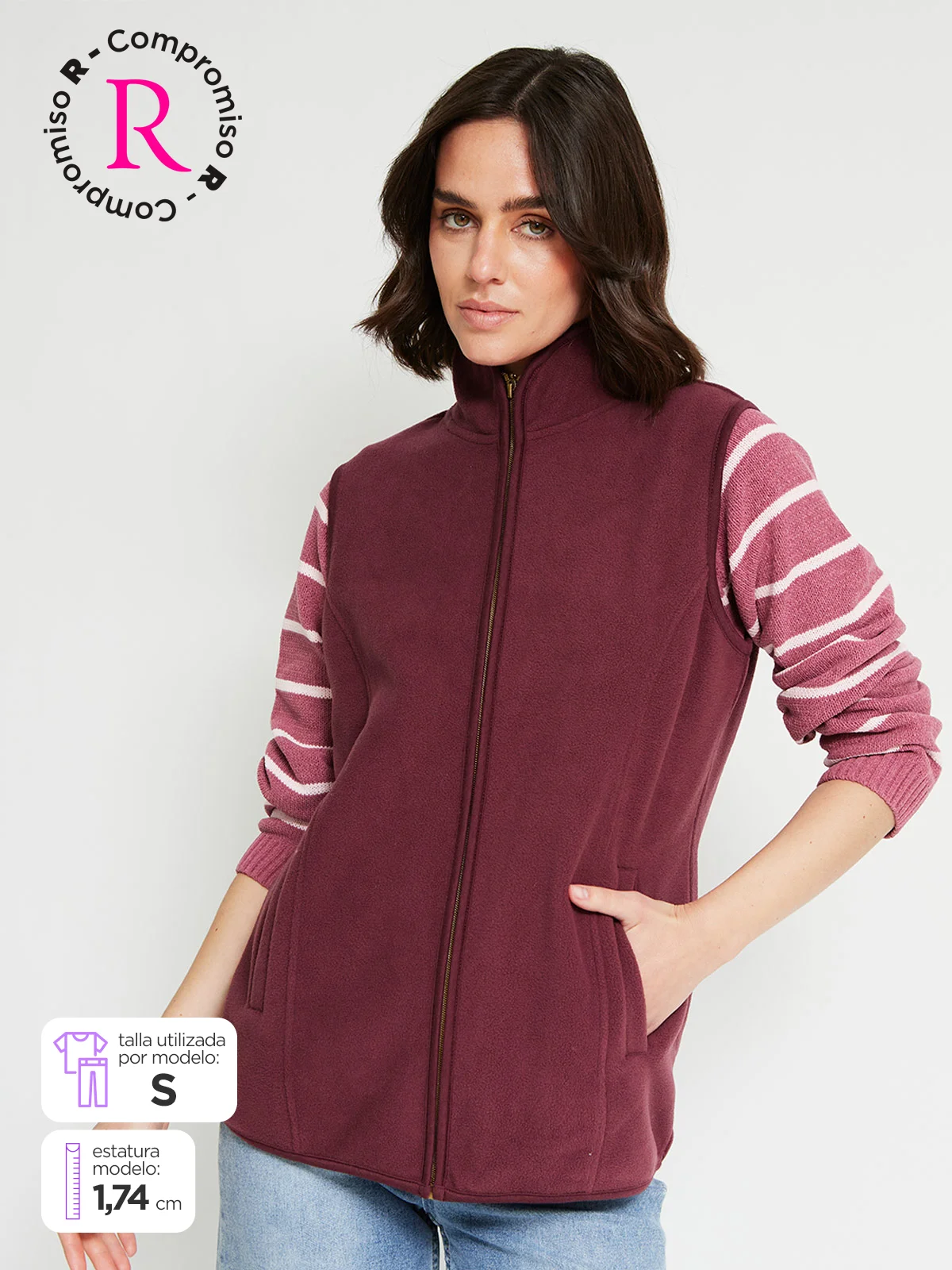 POLERA SIN MANGAS MUJER AZIZ - 1