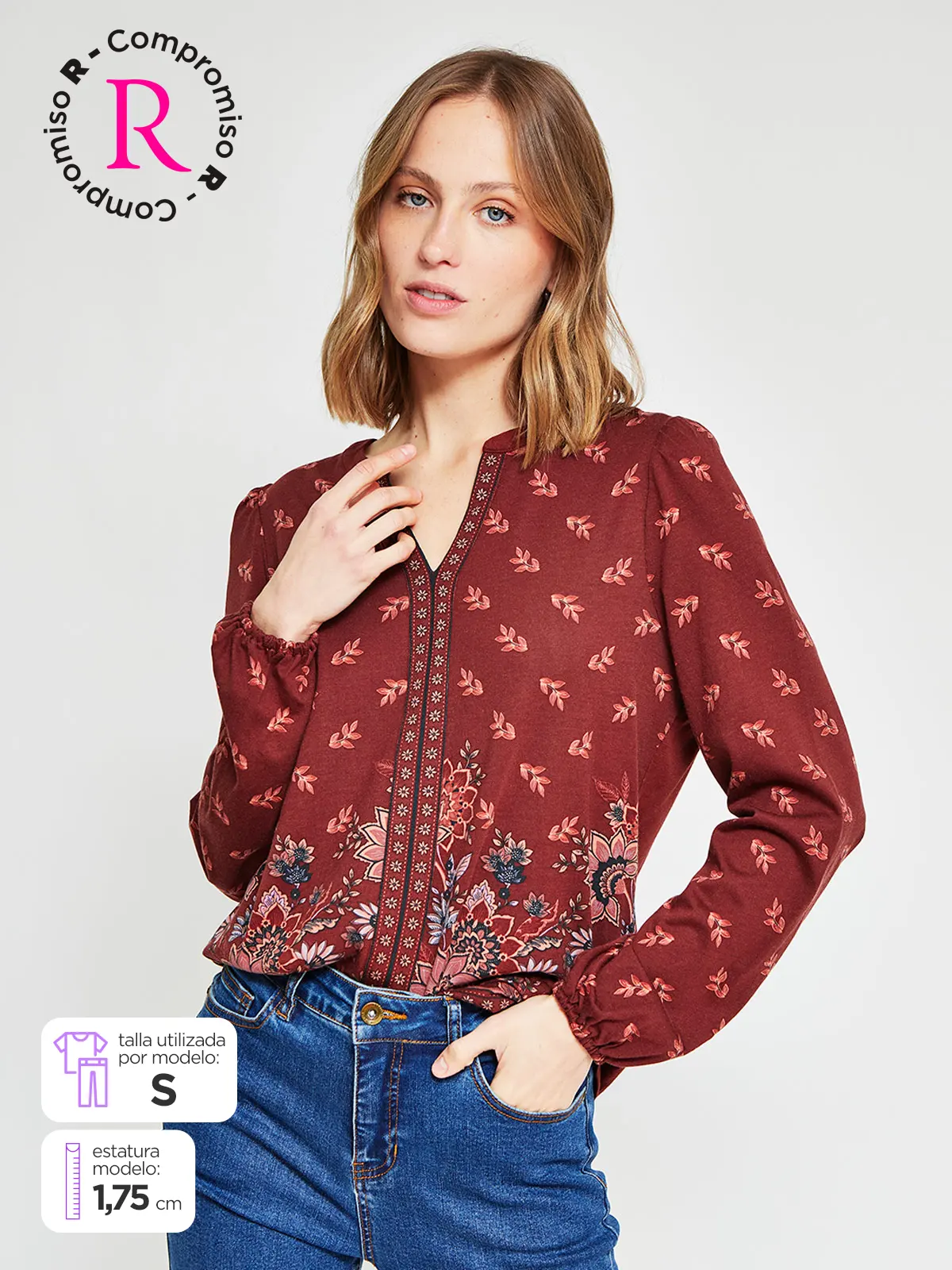 POLO MANGA LARGA MUJER AZIZ BRINT - 1