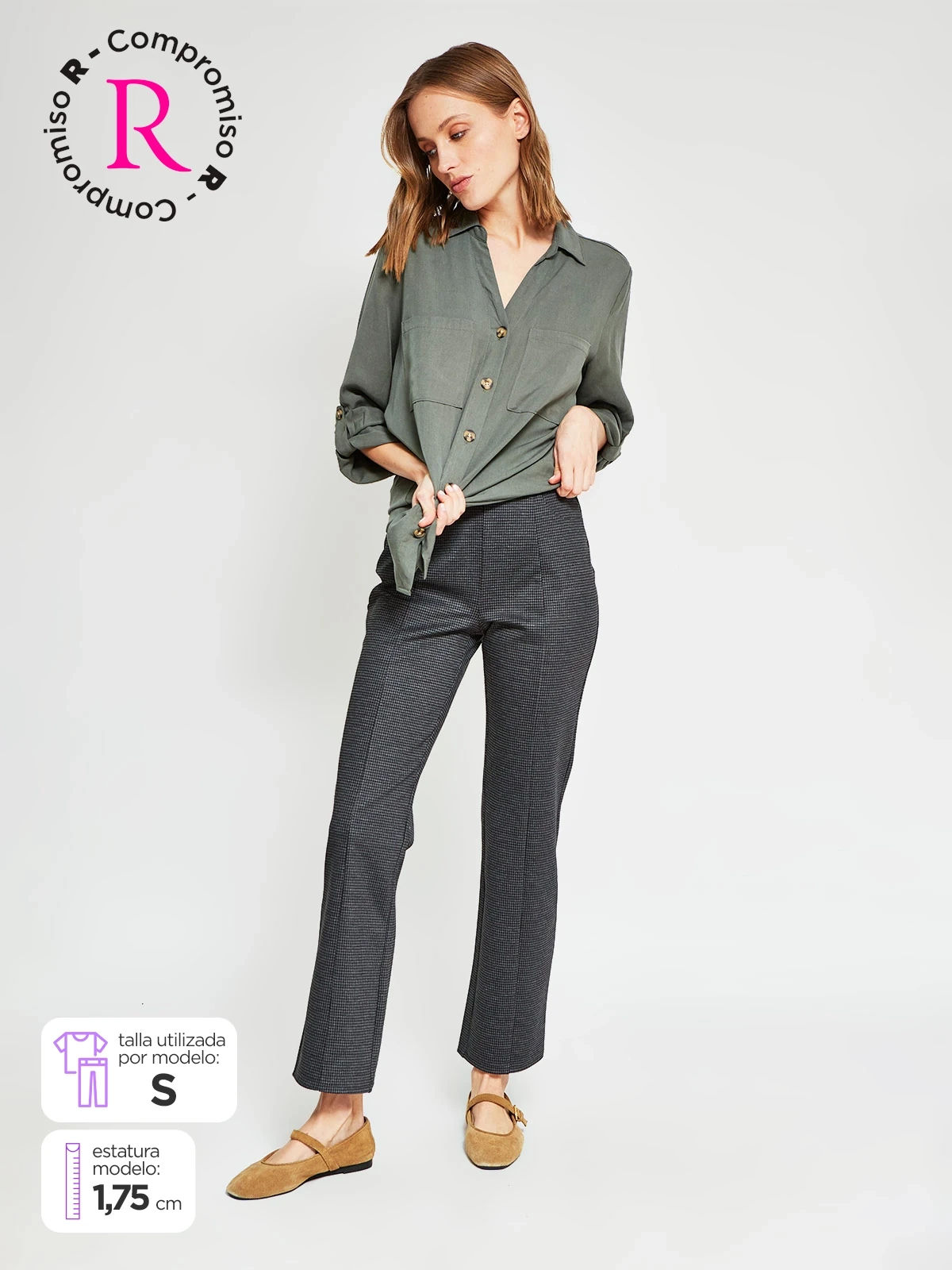 PANTALÓN MUJER AZIZ TIPO CALZA - 1