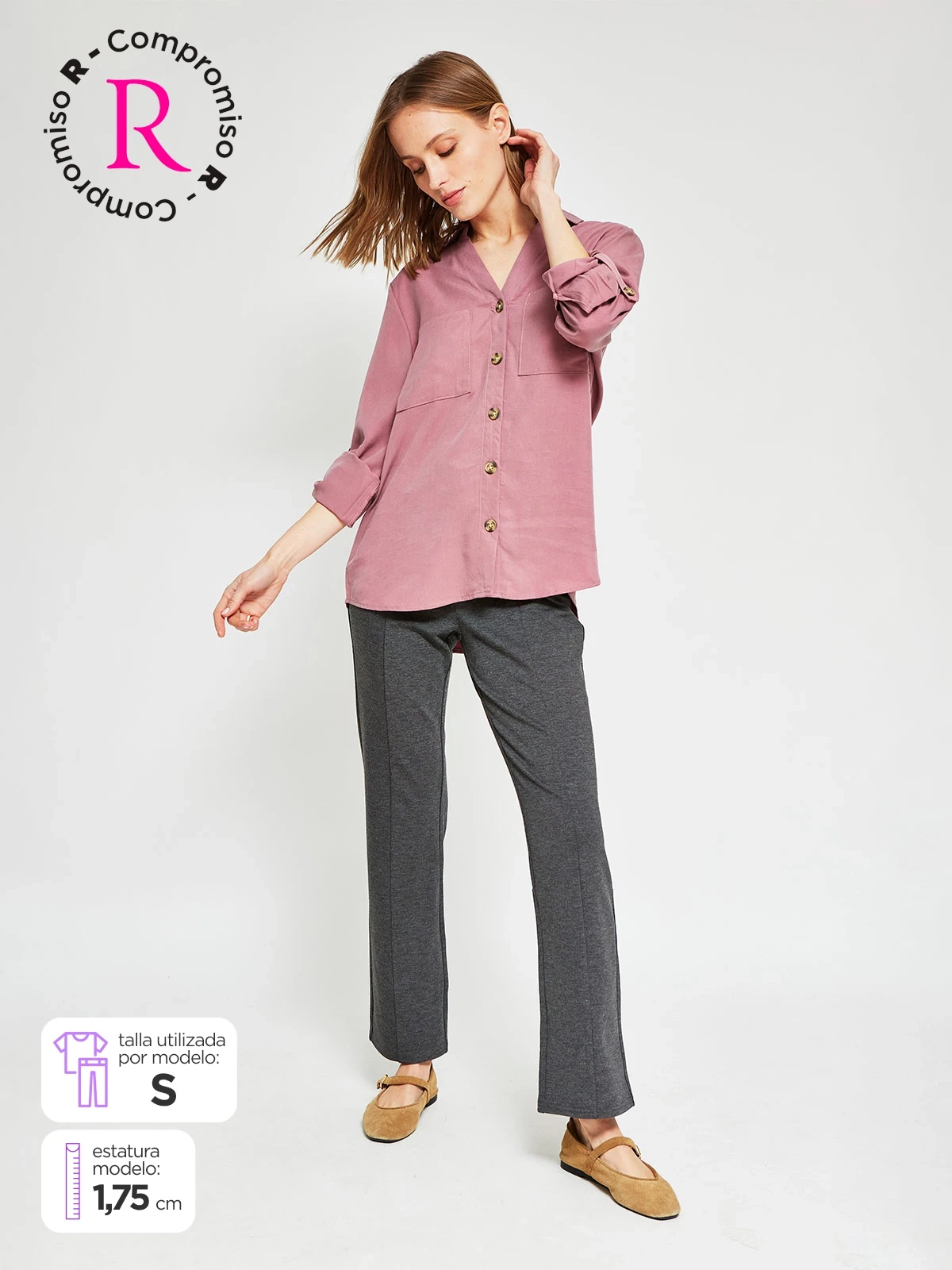 PANTALÓN MUJER AZIZ TIPO CALZA - 1