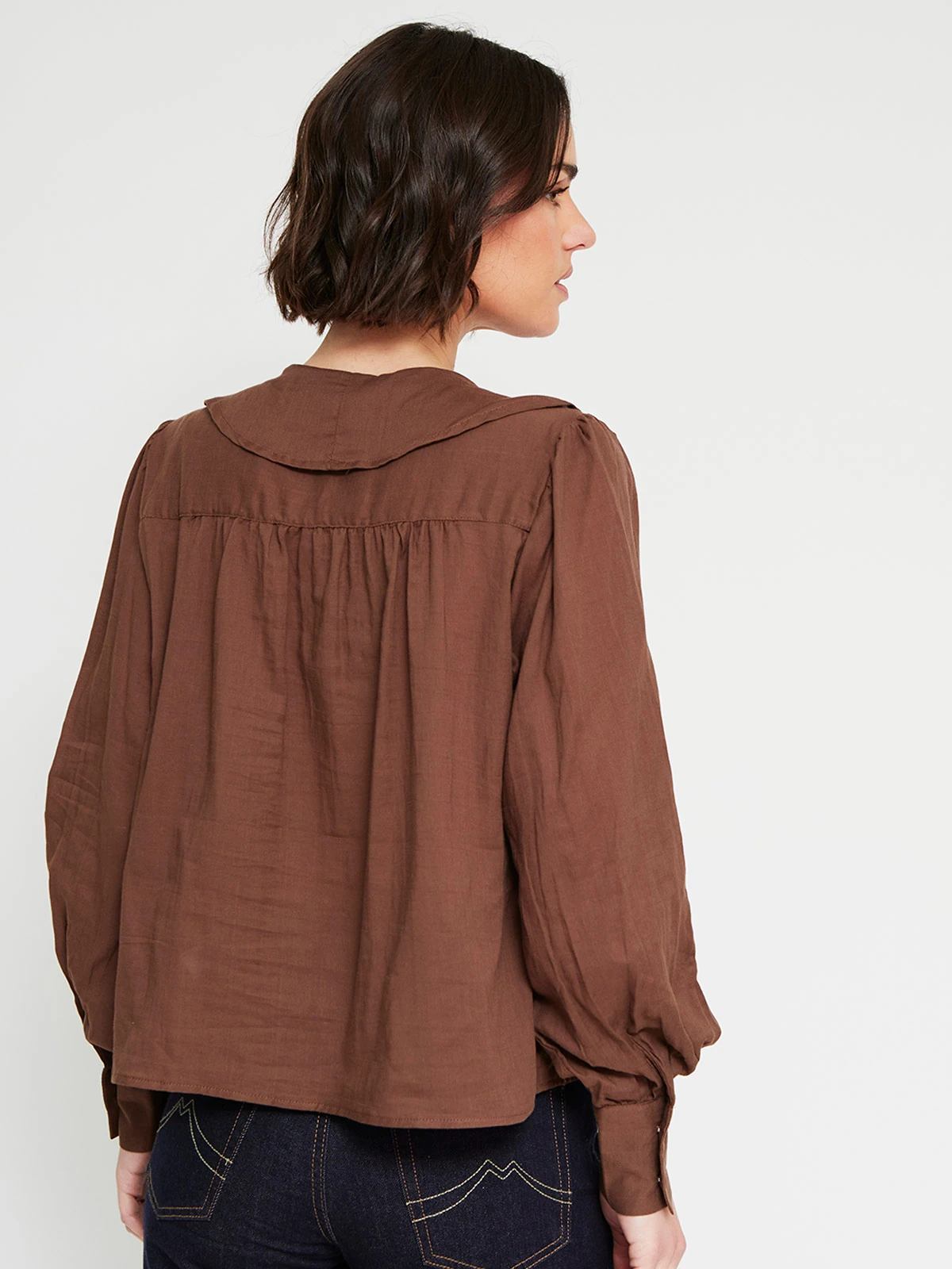 BLUSA MANGA LARGA ALGODÓN MUJER NAVIGATA - 2