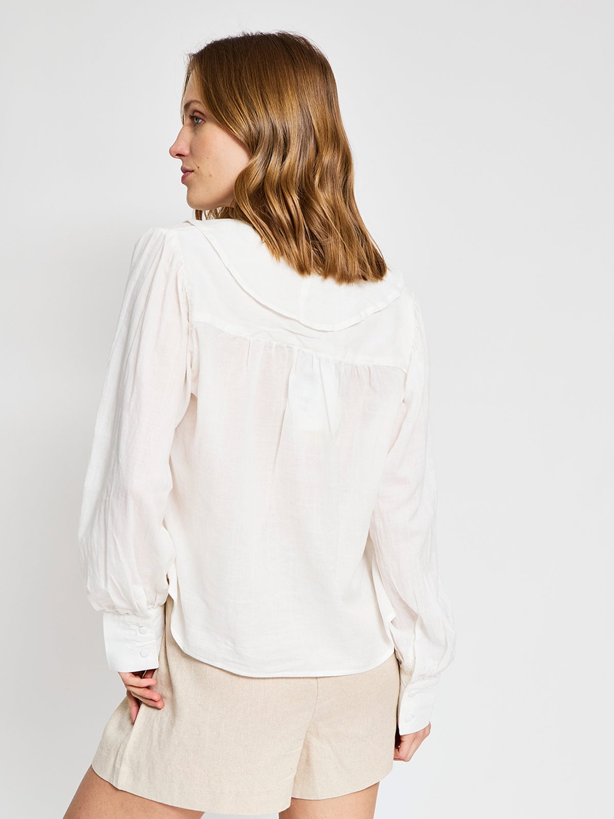 BLUSA MANGA LARGA ALGODÓN MUJER NAVIGATA - 2