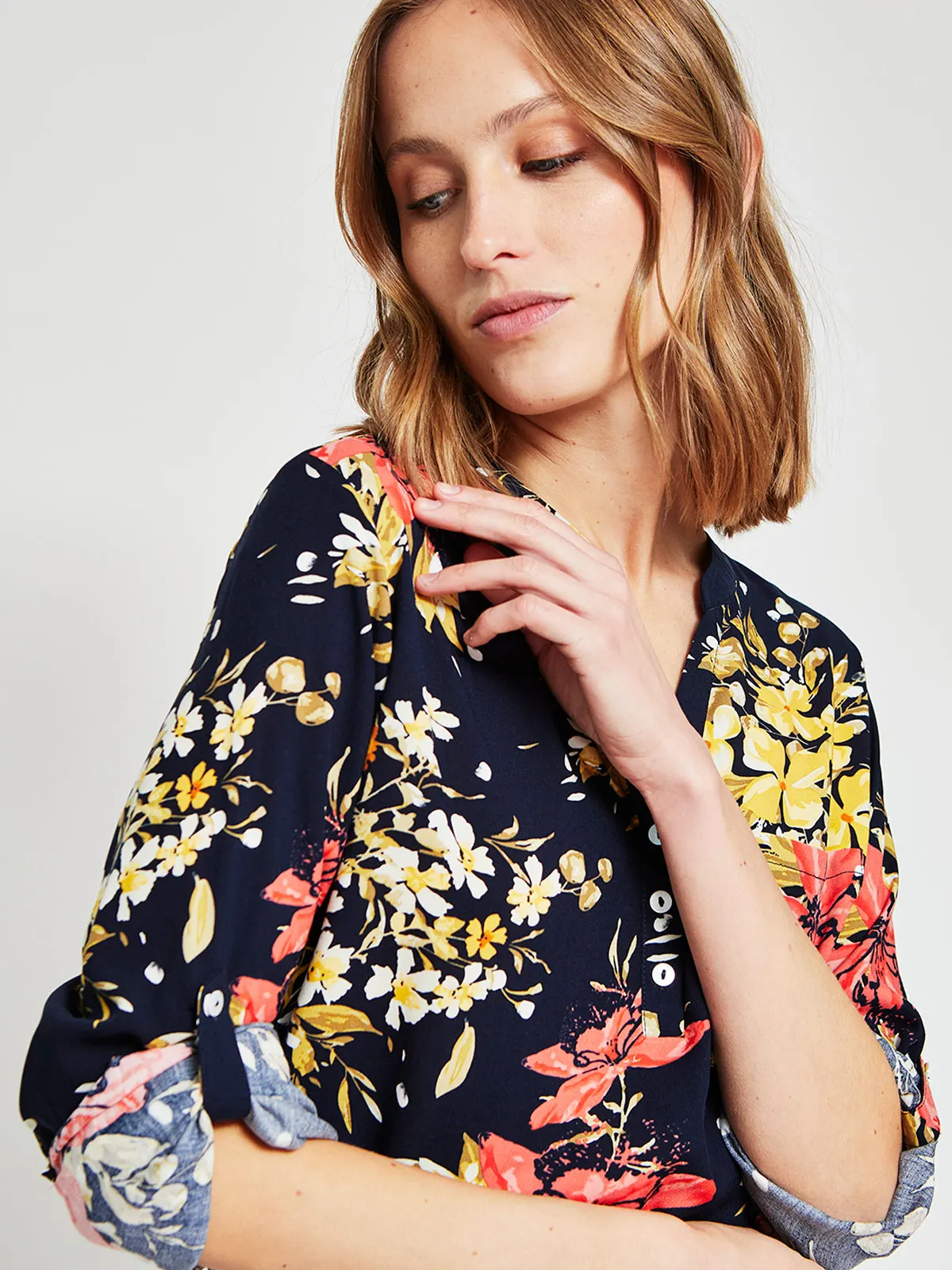 BLUSA MANGA LARGA MUJER AZIZ MAO - 4