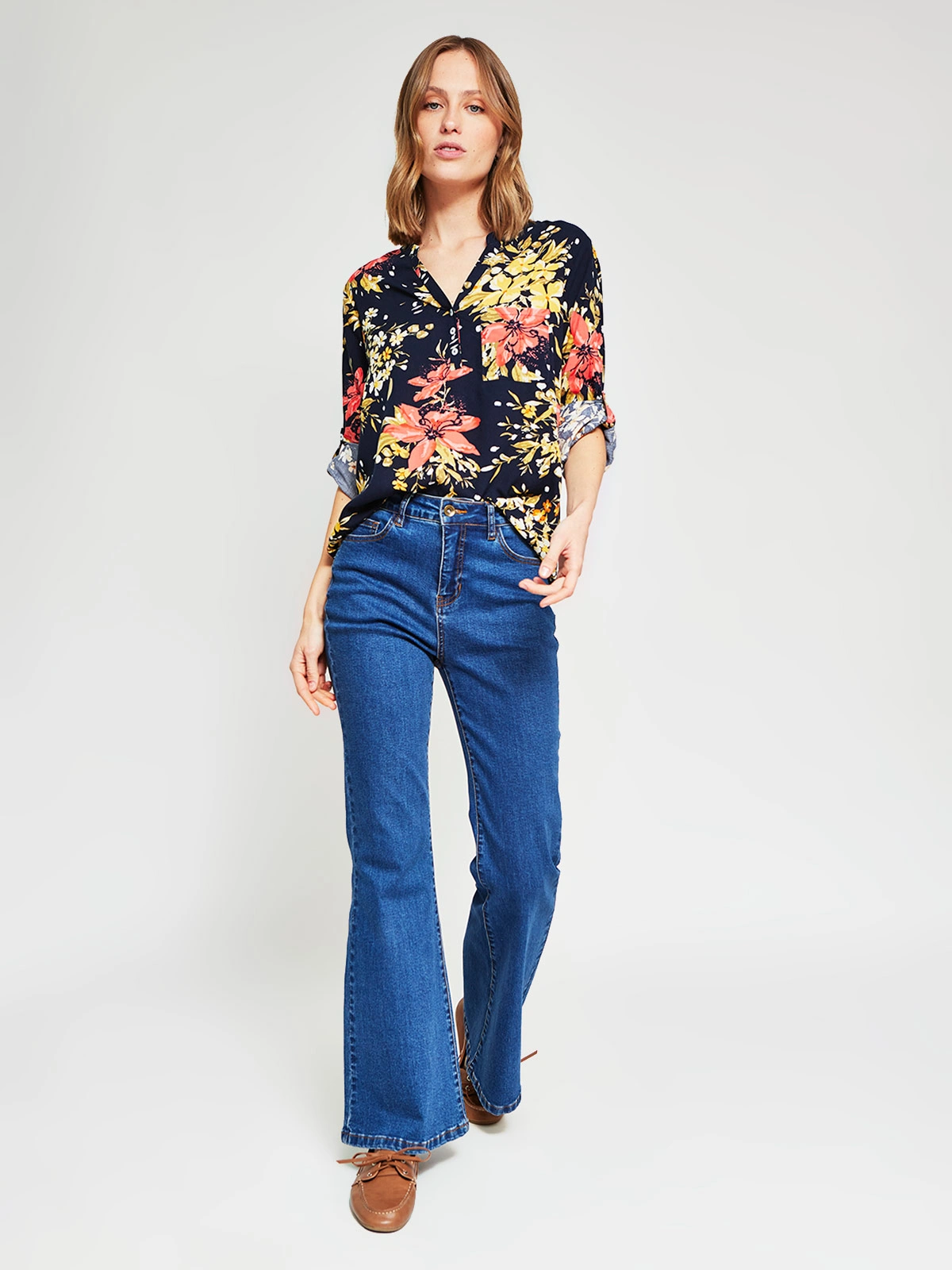 BLUSA MANGA LARGA MUJER AZIZ MAO - 5