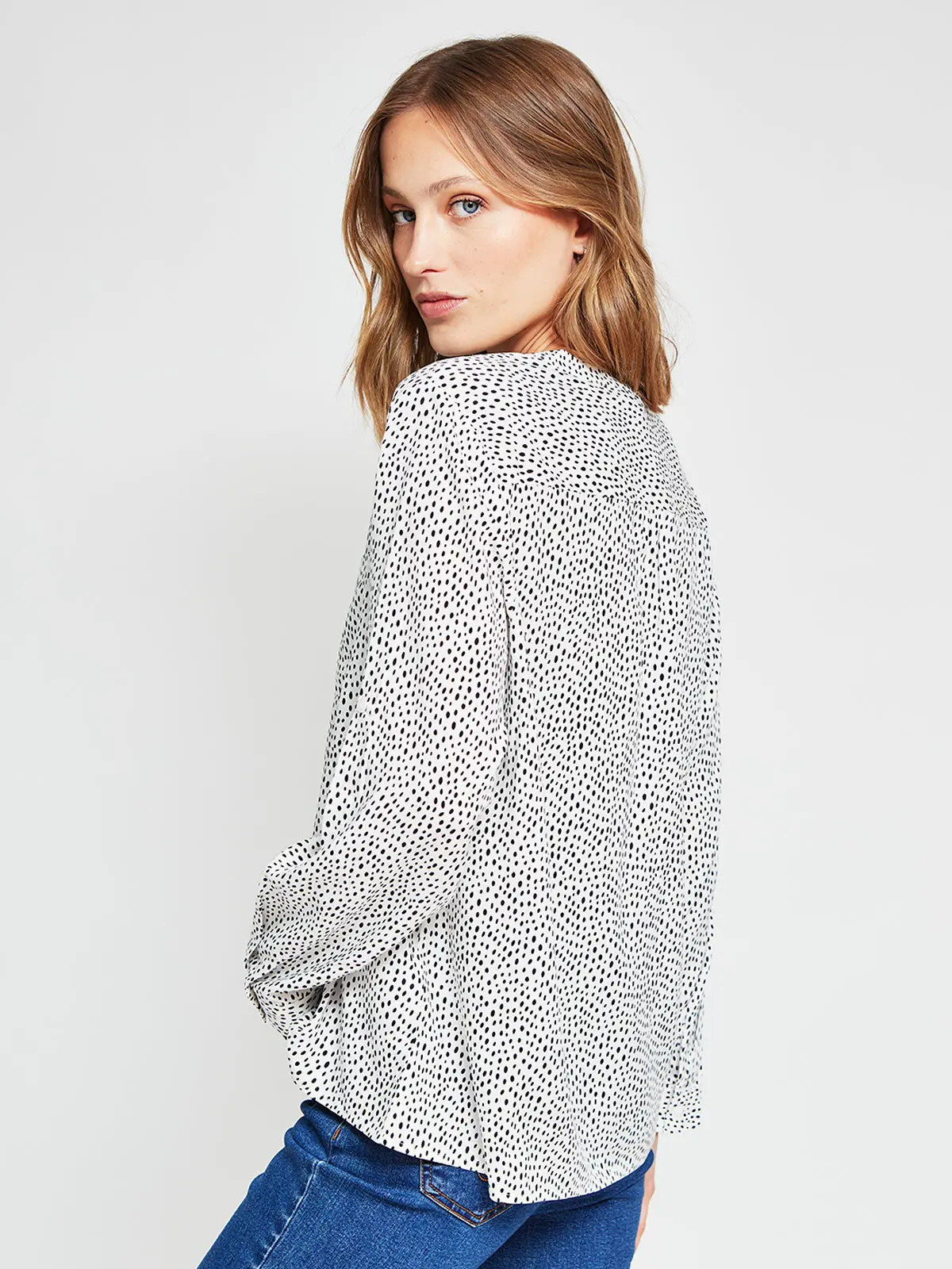 BLUSA MANGA LARGA MUJER AZIZ MAO - 3