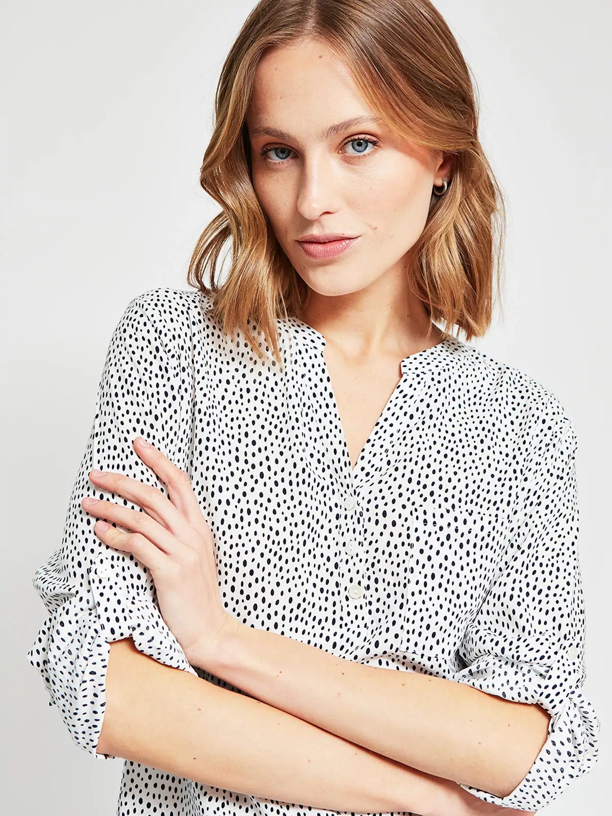 BLUSA MANGA LARGA MUJER AZIZ MAO - 4