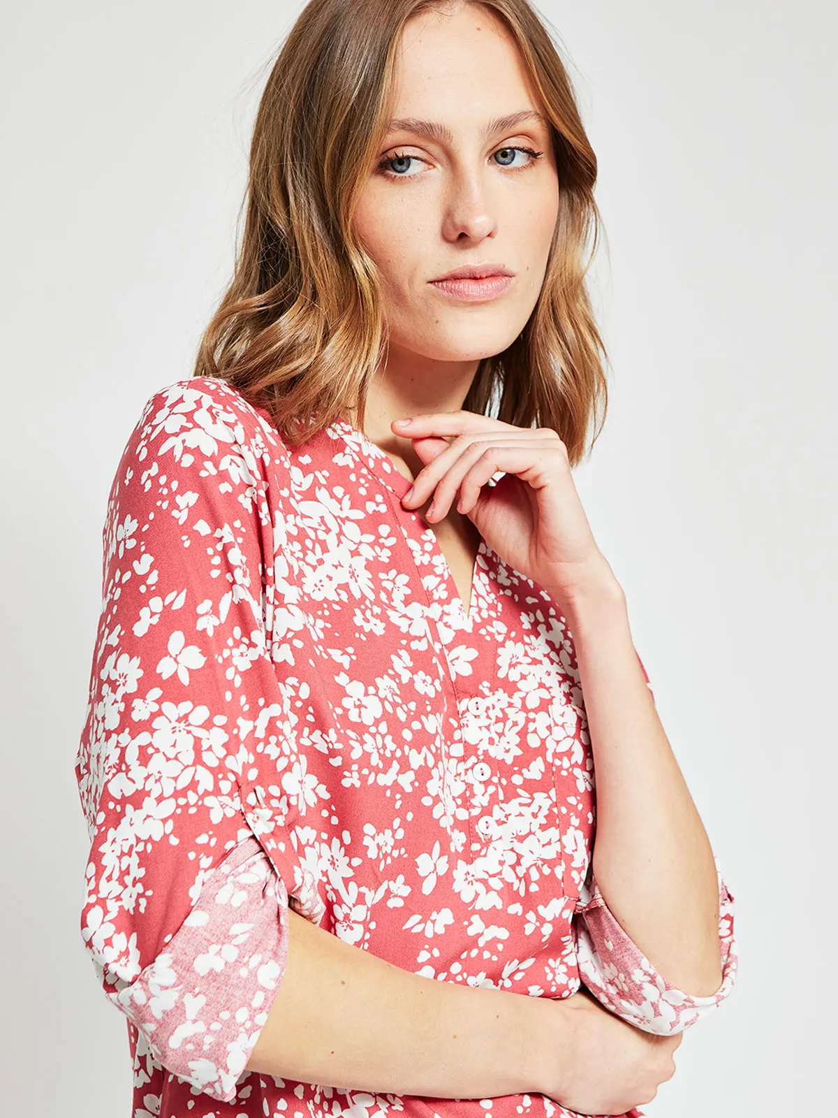 BLUSA MANGA LARGA MUJER AZIZ MAO - 4
