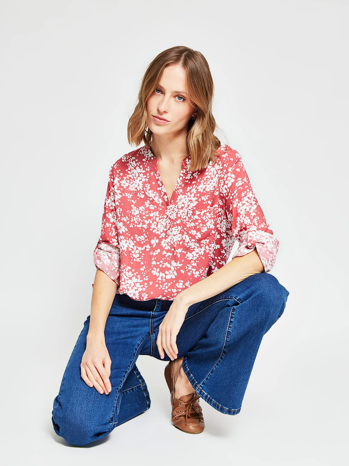 BLUSA MANGA LARGA MUJER AZIZ MAO - 5
