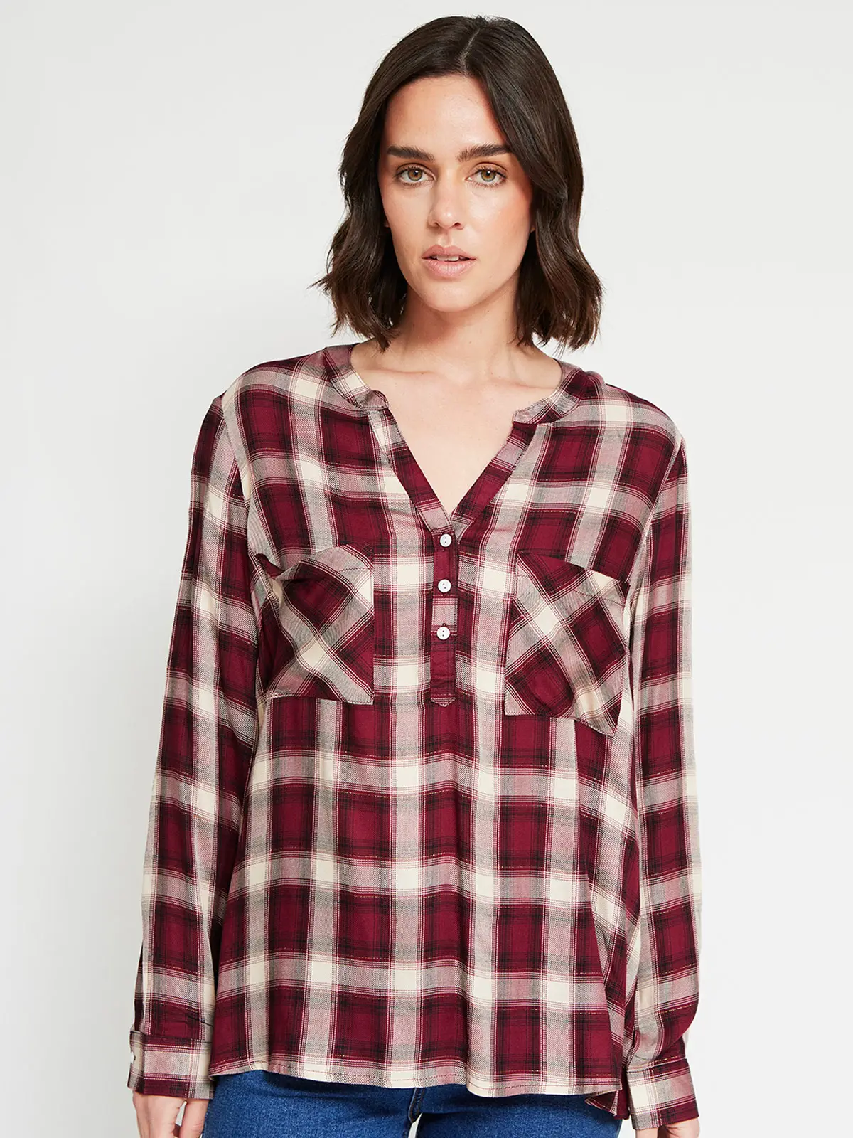 BLUSA MANGA LARGA MUJER AZIZ CALA - 2