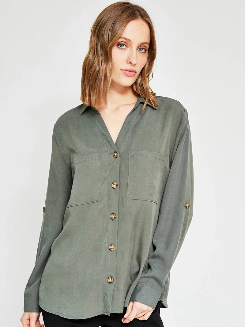 BLUSA MANGA LARGA MUJER AZIZ - 2