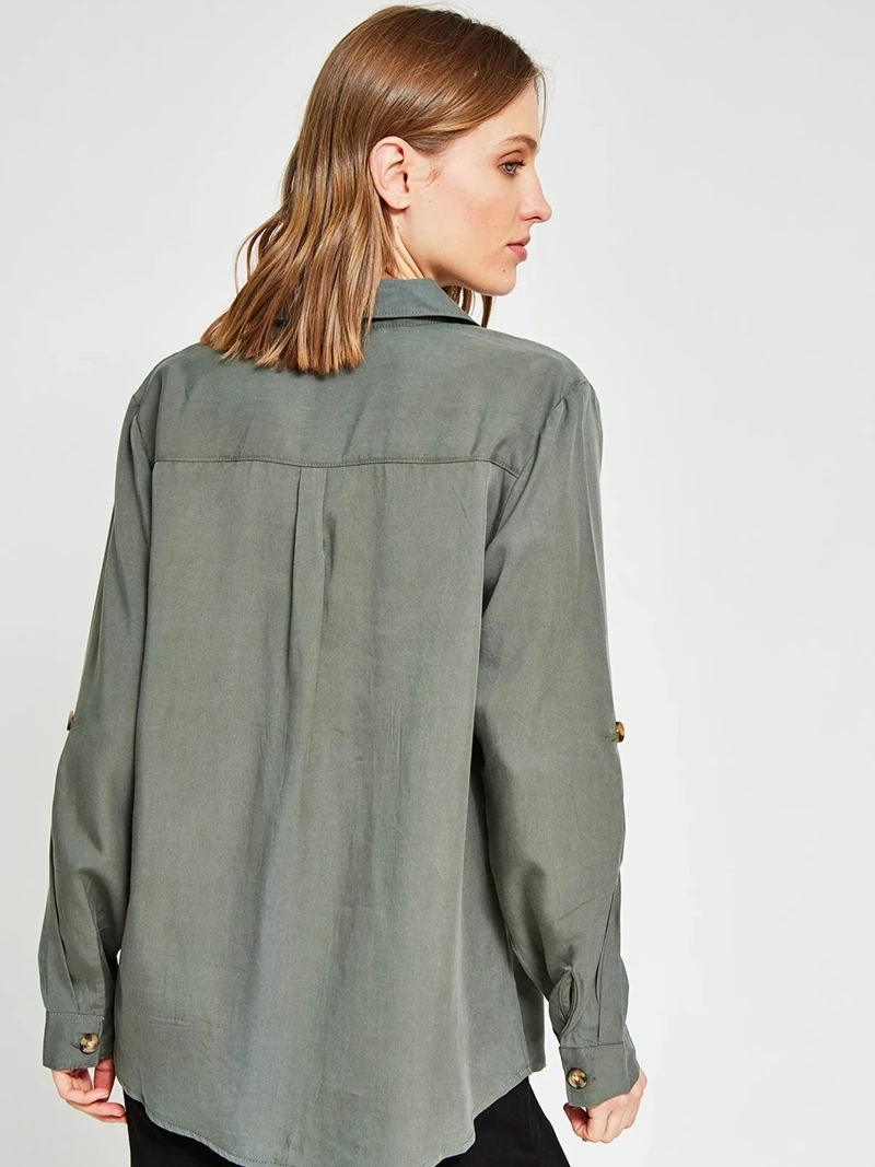 BLUSA MANGA LARGA MUJER AZIZ - 3
