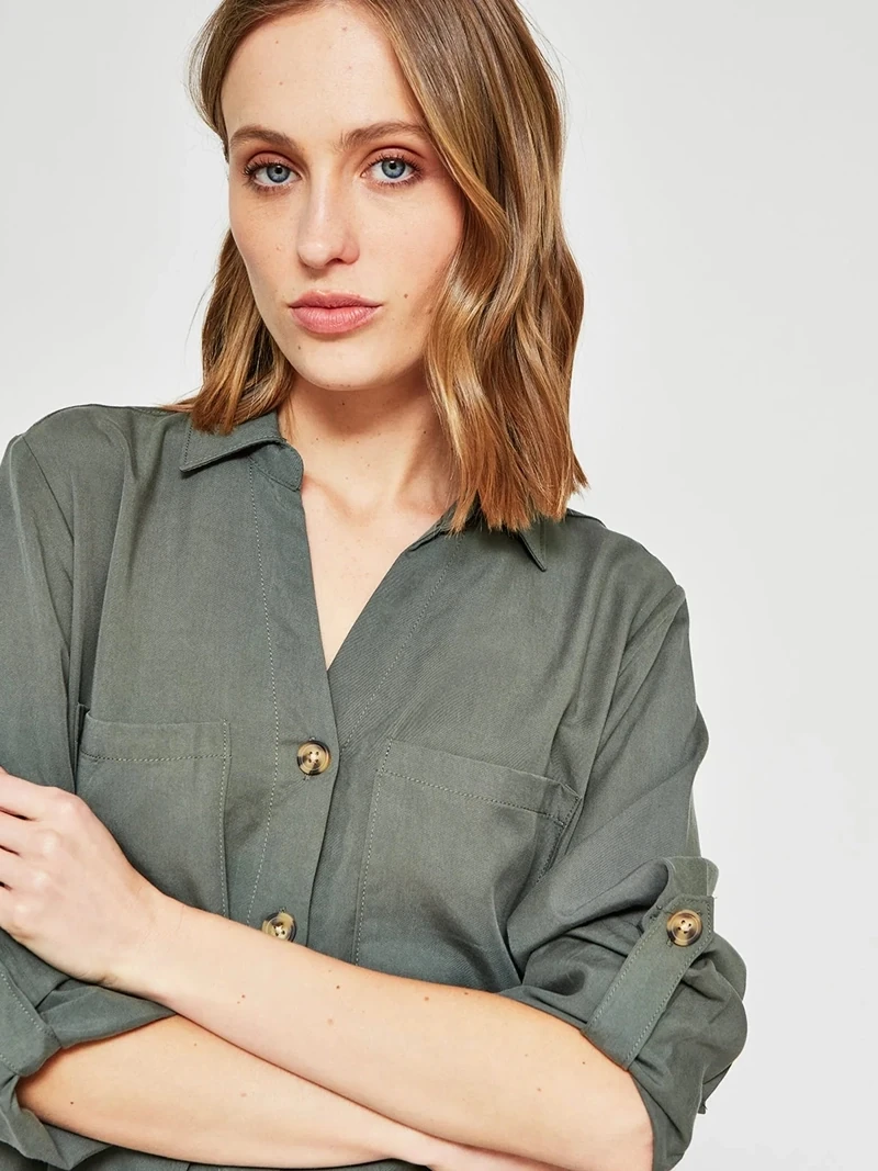 BLUSA MANGA LARGA MUJER AZIZ - 4