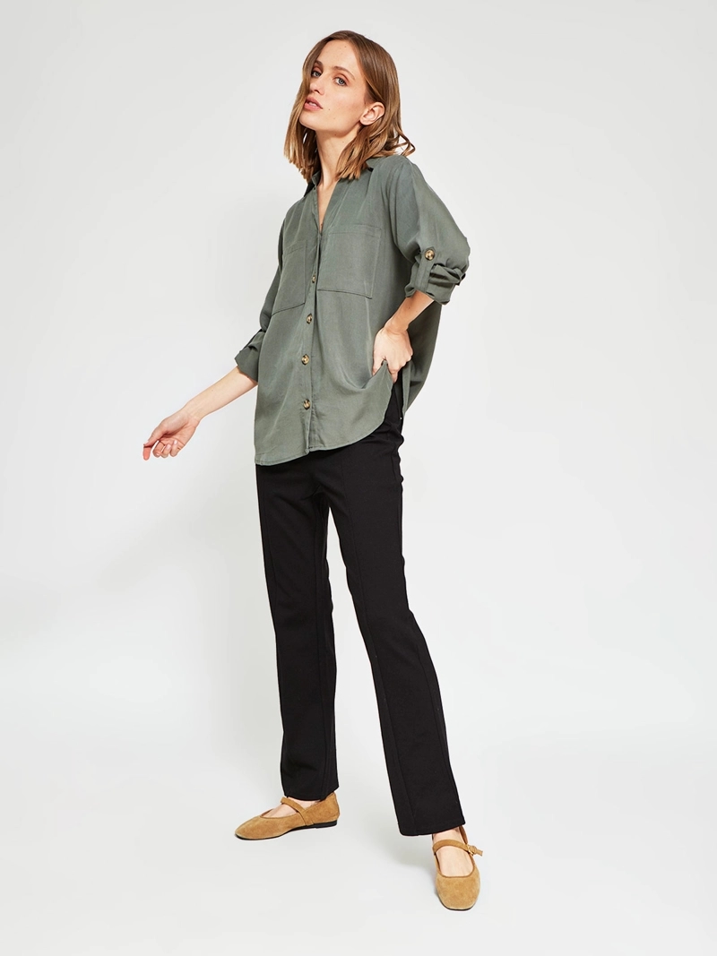 BLUSA MANGA LARGA MUJER AZIZ - 5