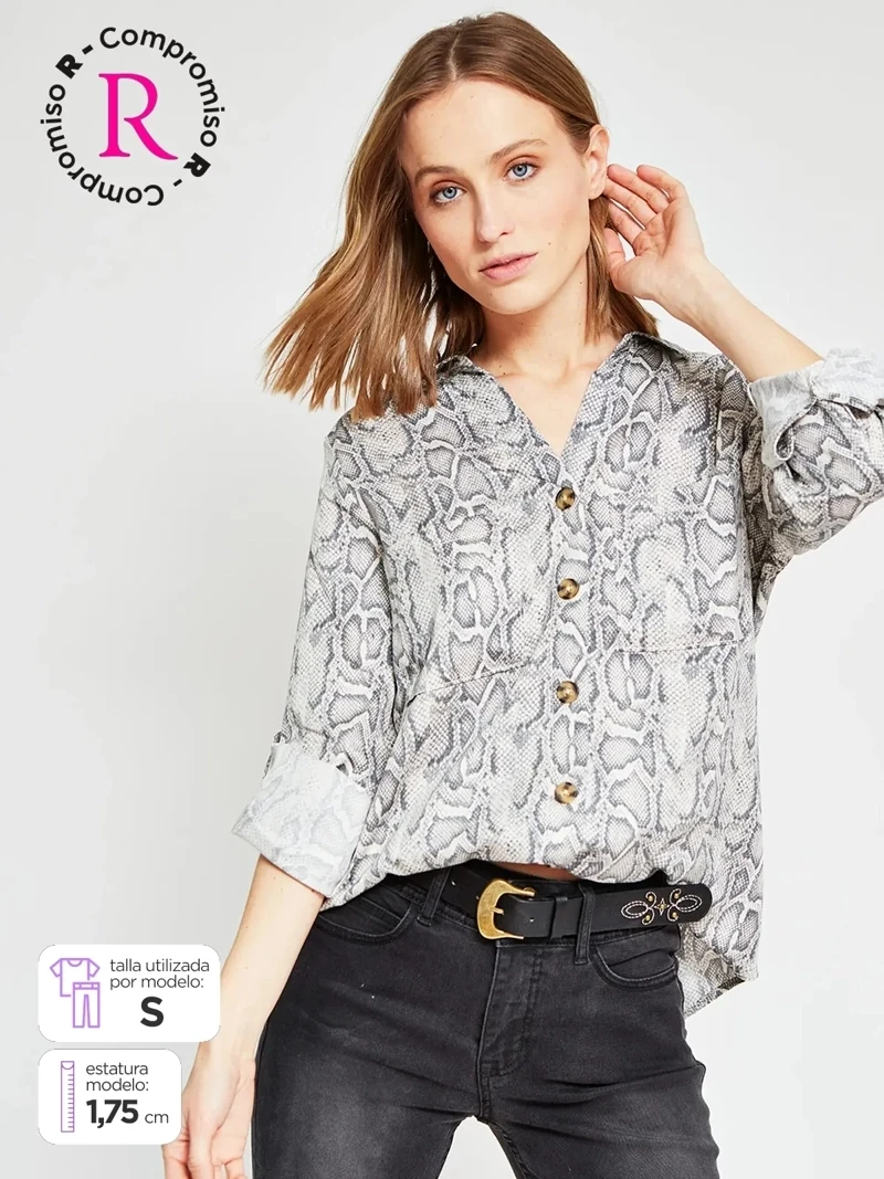 BLUSA MANGA LARGA MUJER AZIZ - 1