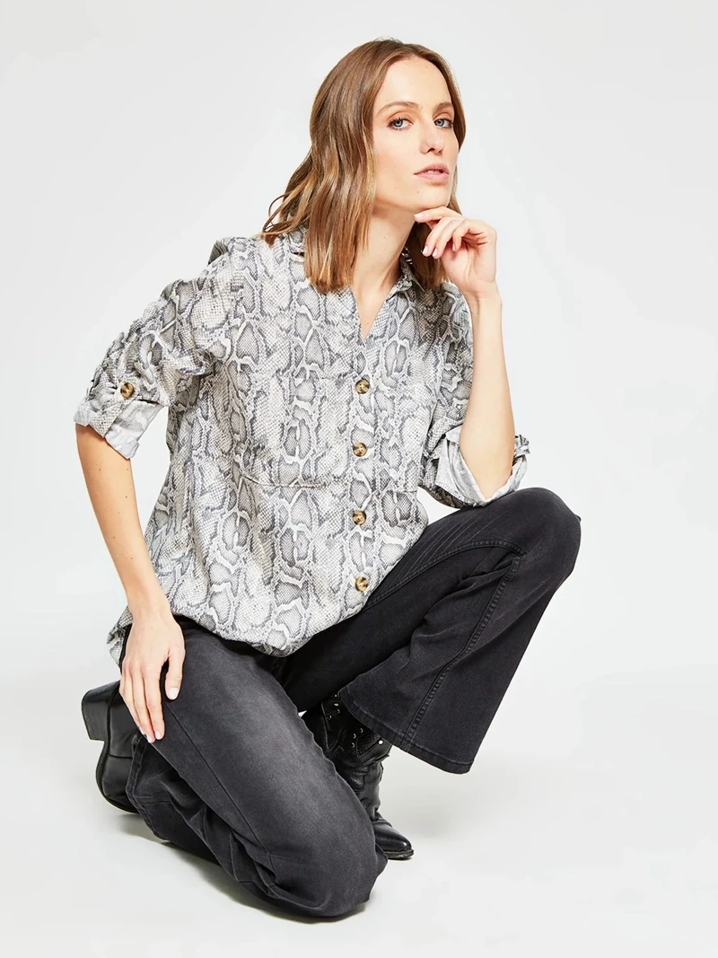 BLUSA MANGA LARGA MUJER AZIZ - 5
