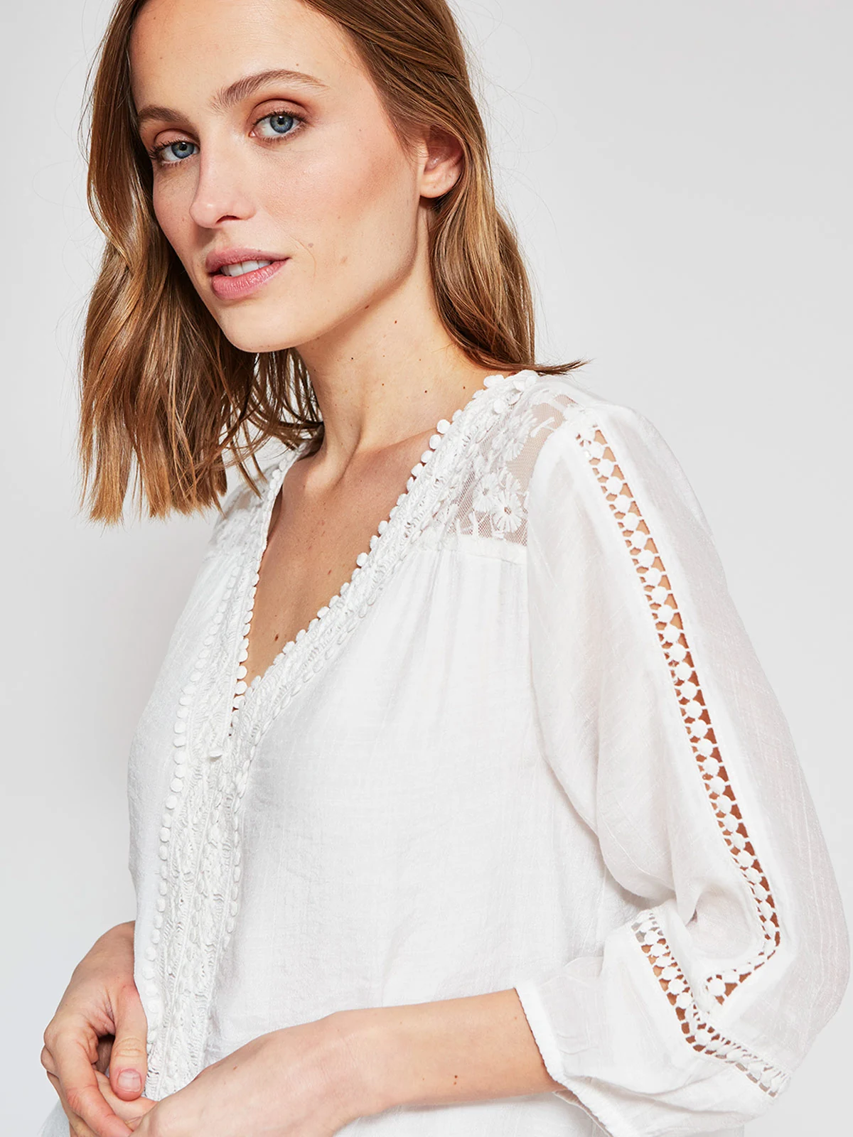 BLUSA MANGA 3/4 MUJER AZIZ - 3