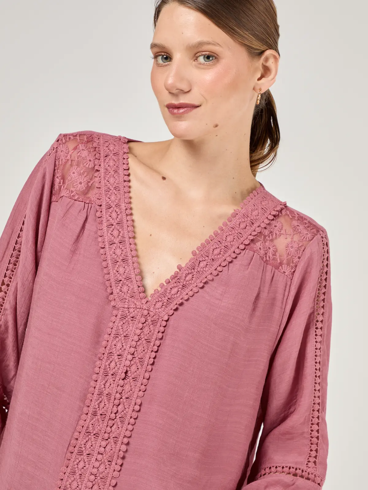 BLUSA MANGA 3/4 MUJER AZIZ - 4