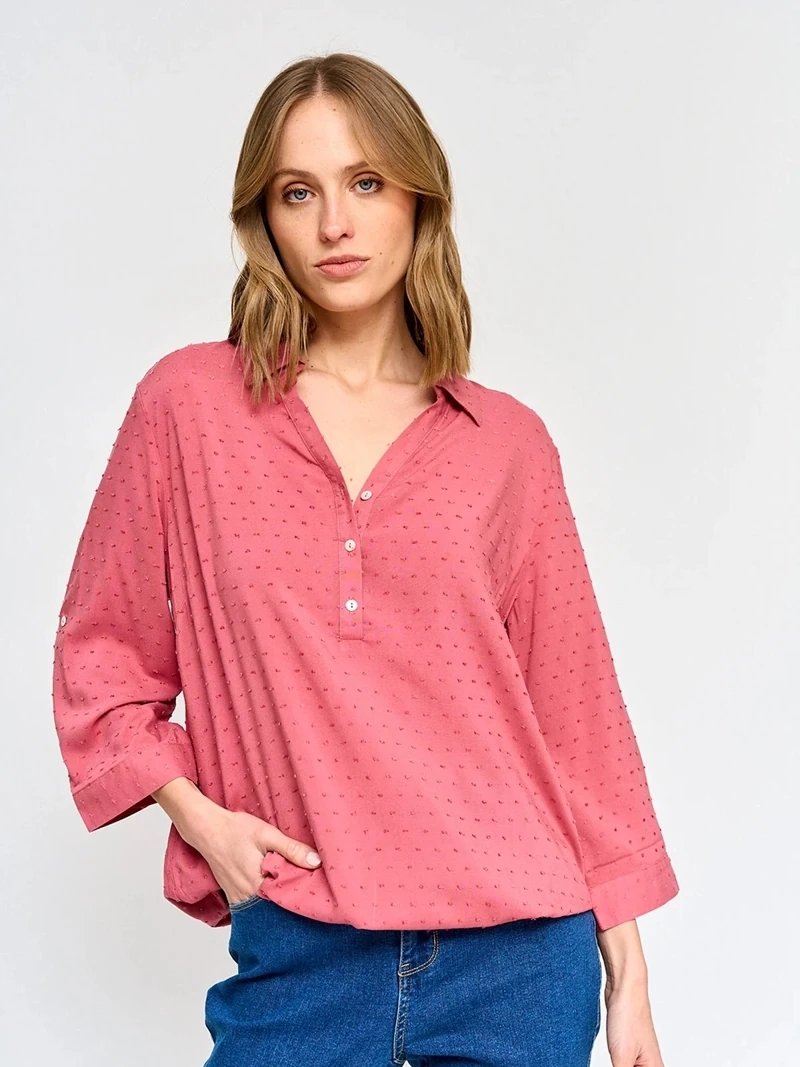 BLUSA MANGA 3/4 MUJER AZIZ - 2