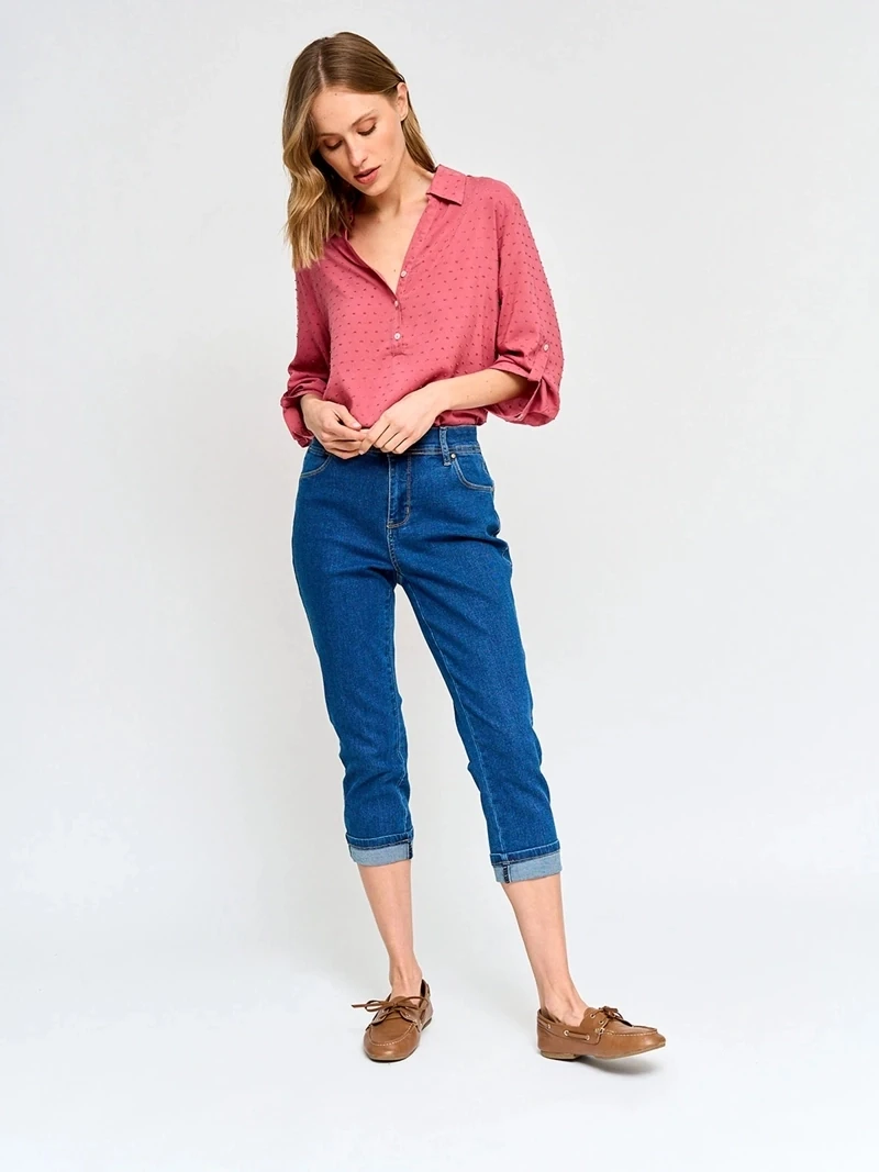 BLUSA MANGA 3/4 MUJER AZIZ - 5