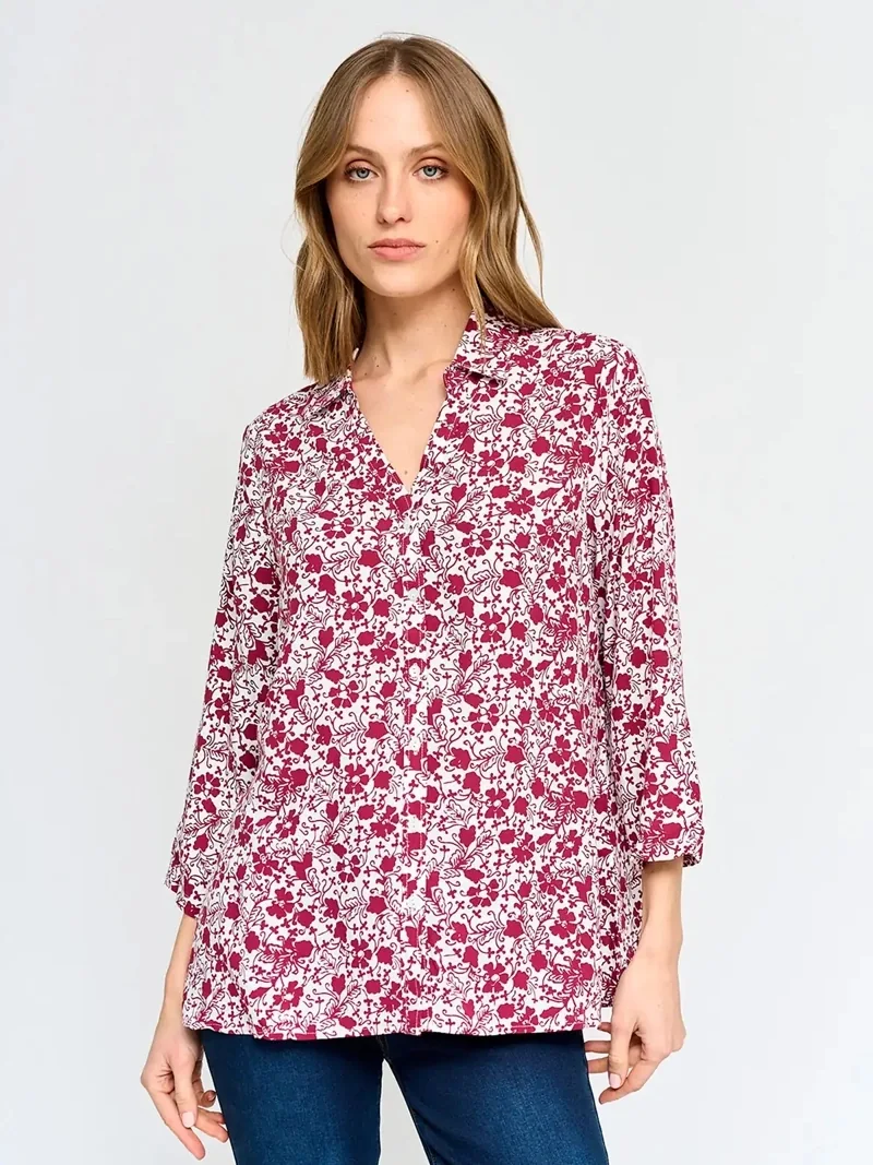 BLUSA MANGA 3/4 MUJER AZIZ - 2