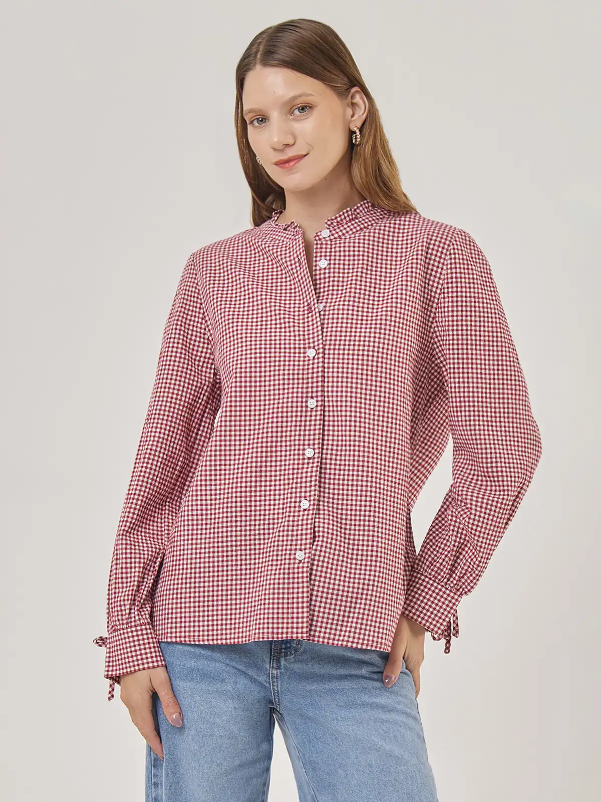 BLUSA MANGA CORTA ALGODÓN MUJER NAVIGATA - 1