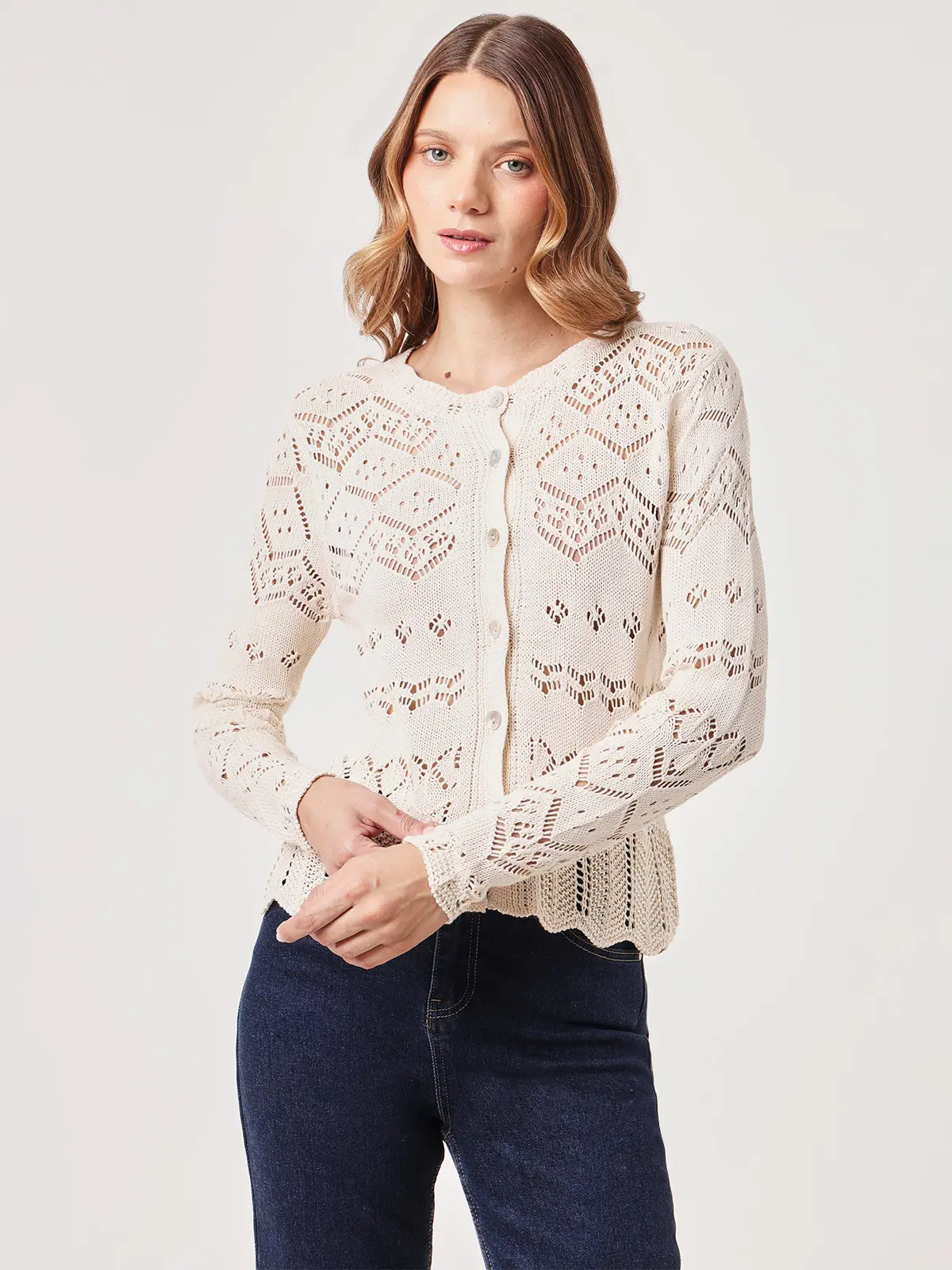 CARDIGAN MUJER NAVIGATA DELFINA - 1