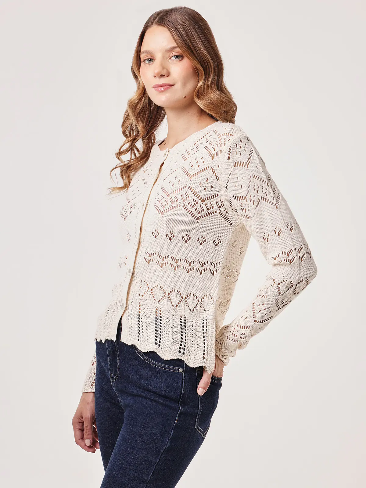 CARDIGAN MUJER NAVIGATA DELFINA - 3
