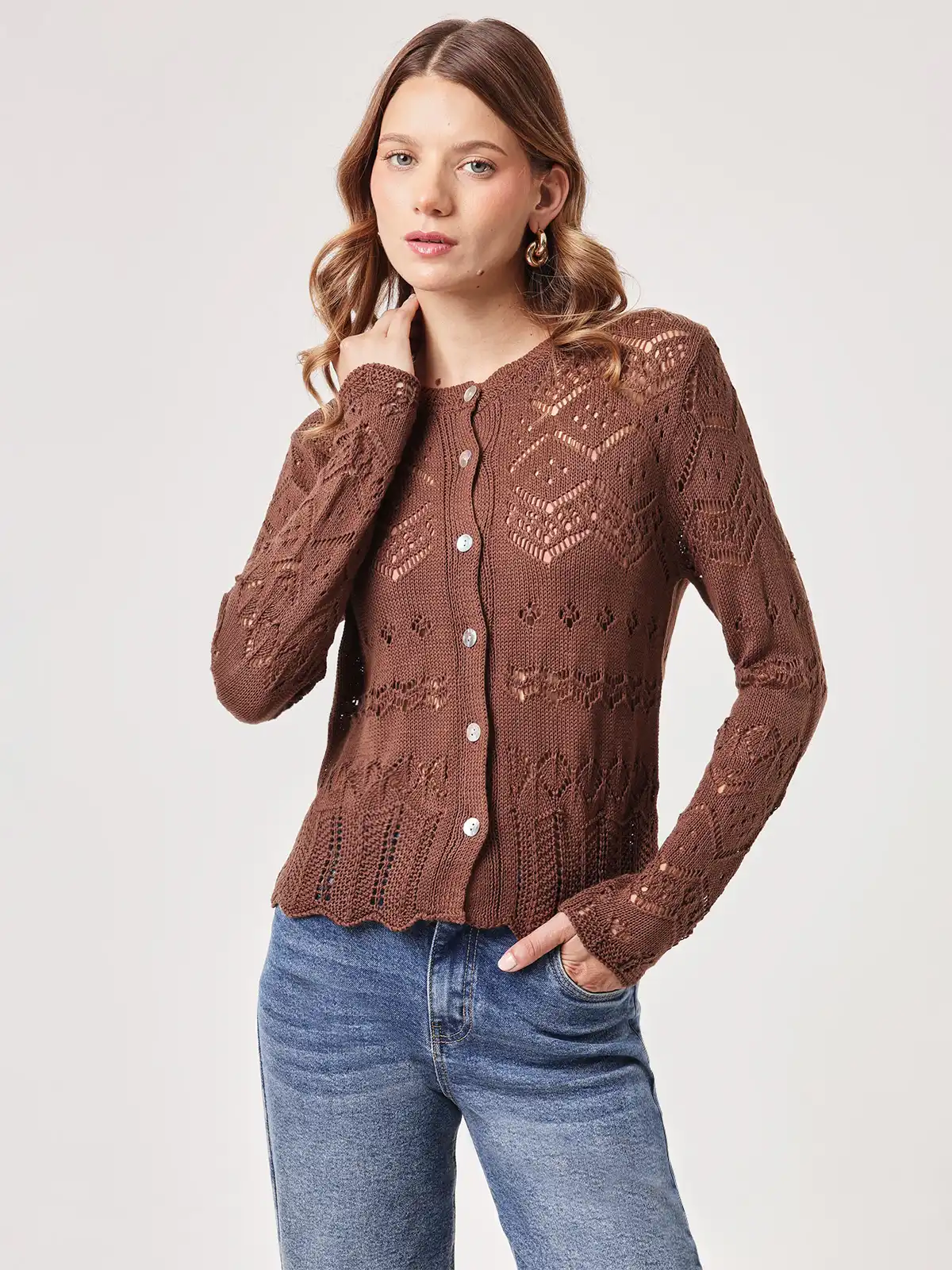 CARDIGAN MUJER NAVIGATA DELFINA - 1