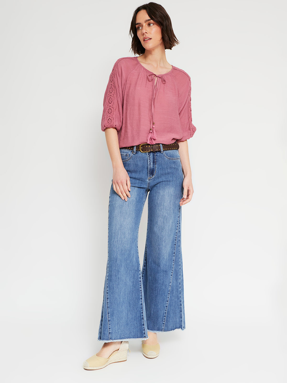 BLUSA MANGA 3/4 MUJER AZIZ - 4
