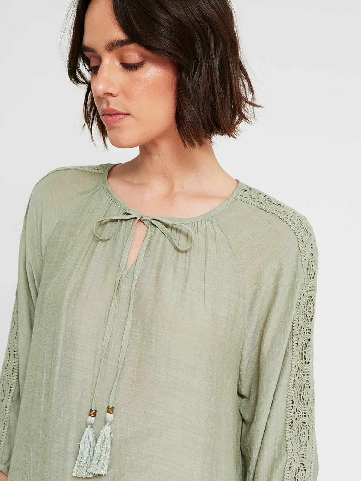 BLUSA MANGA 3/4 MUJER AZIZ - 3