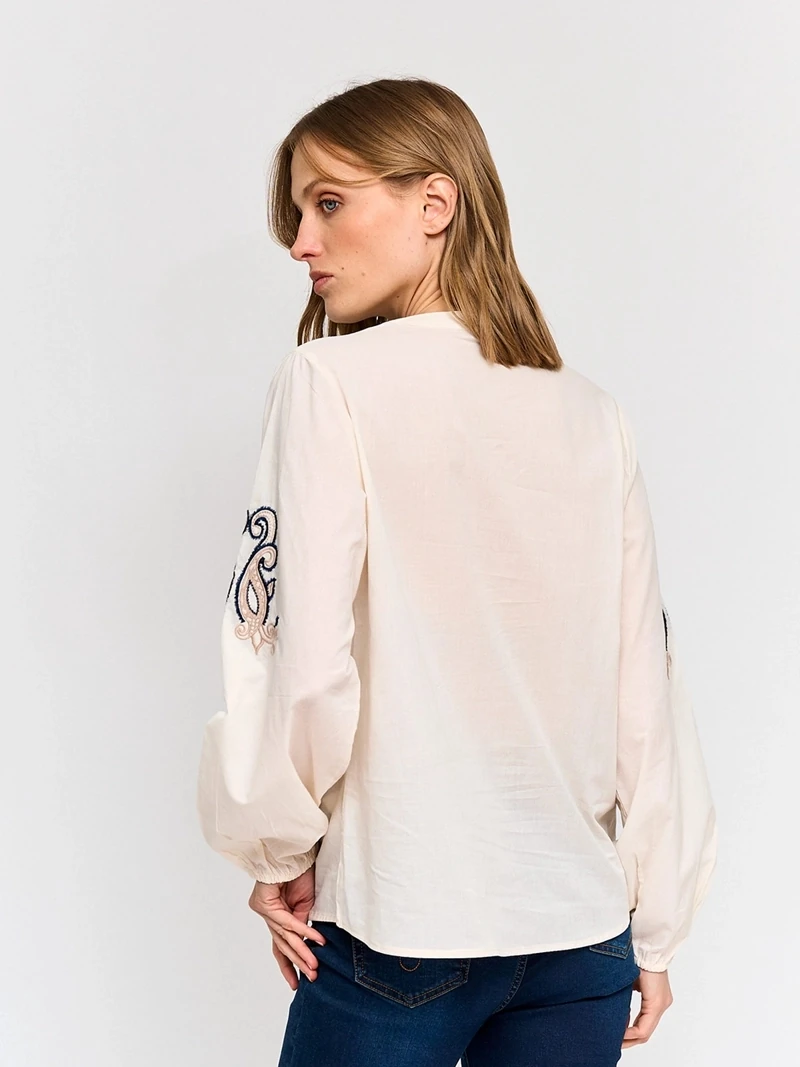 BLUSA MANGA LARGA MUJER AZIZ - 3