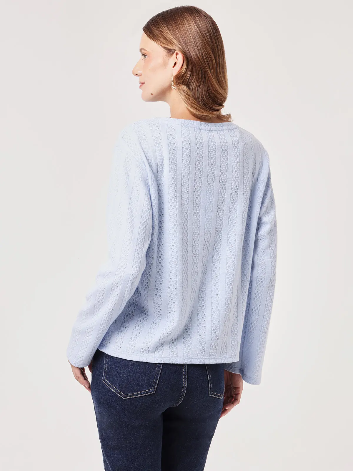 SWEATER MANGA LARGA MUJER AZIZ FABI - 2