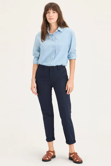 PANTALÓN MUJER DOCKERS WEEKEND CHINO SLIM ANKLE - 4